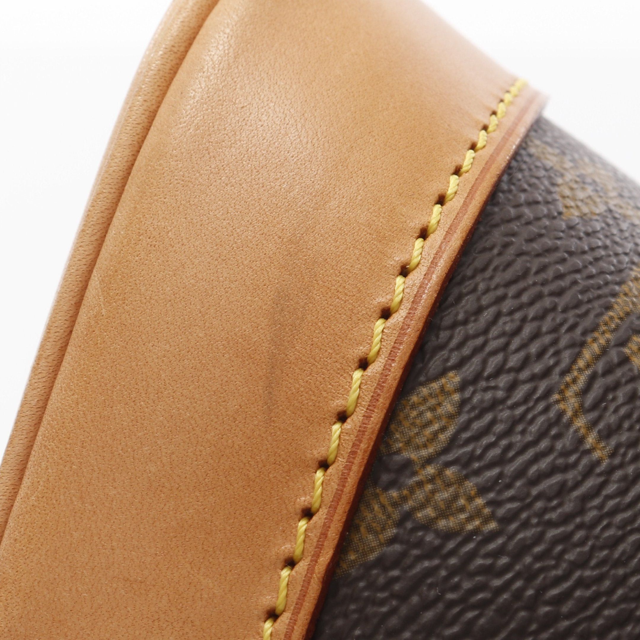 Louis Vuitton Louis Vuitton Alma Pm Monogram Handbag Leather Brown Size ONE SIZE - 8 Thumbnail