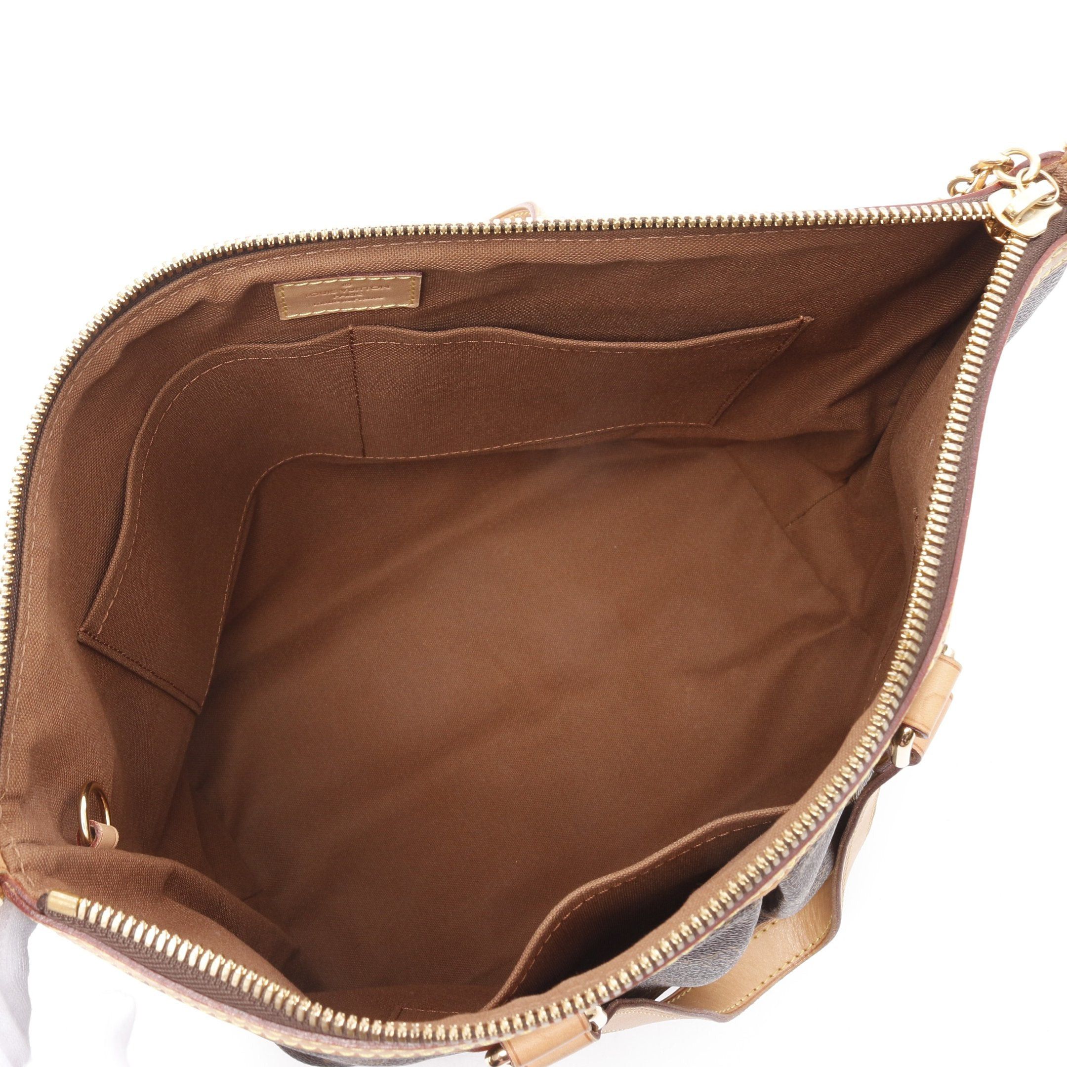Louis Vuitton Louis Vuitton Palermo Pm Monogram Handbag Leather Brown Size ONE SIZE - 3 Thumbnail