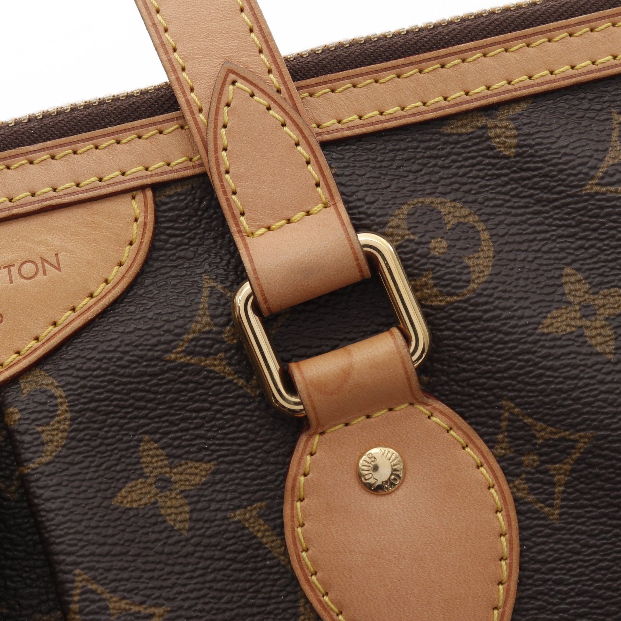 Louis Vuitton Louis Vuitton Palermo Pm Monogram Handbag Leather Brown Size ONE SIZE - 9 Thumbnail