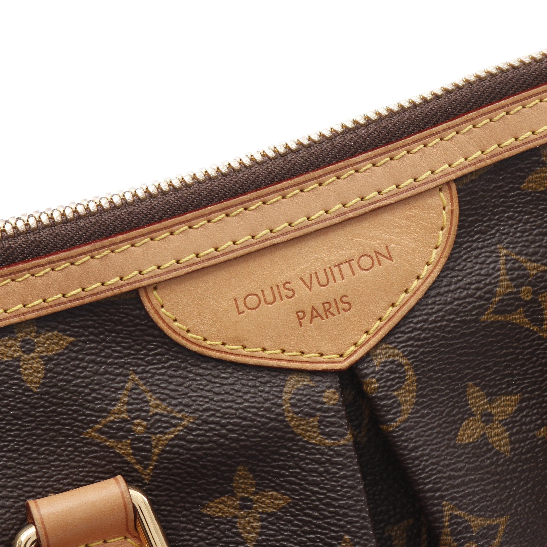 Louis Vuitton Louis Vuitton Palermo Pm Monogram Handbag Leather Brown Size ONE SIZE - 8 Thumbnail
