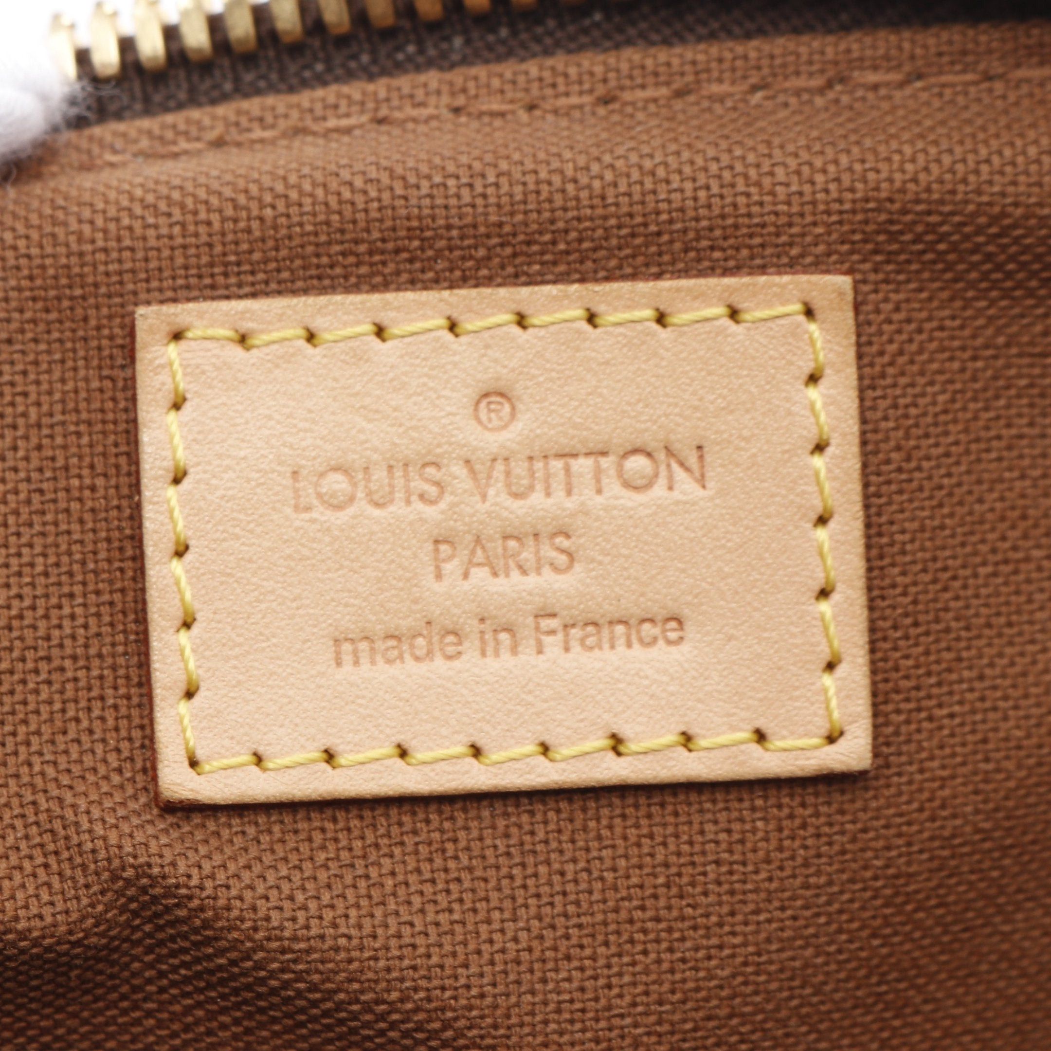 Louis Vuitton Louis Vuitton Palermo Pm Monogram Handbag Leather Brown Size ONE SIZE - 4 Thumbnail