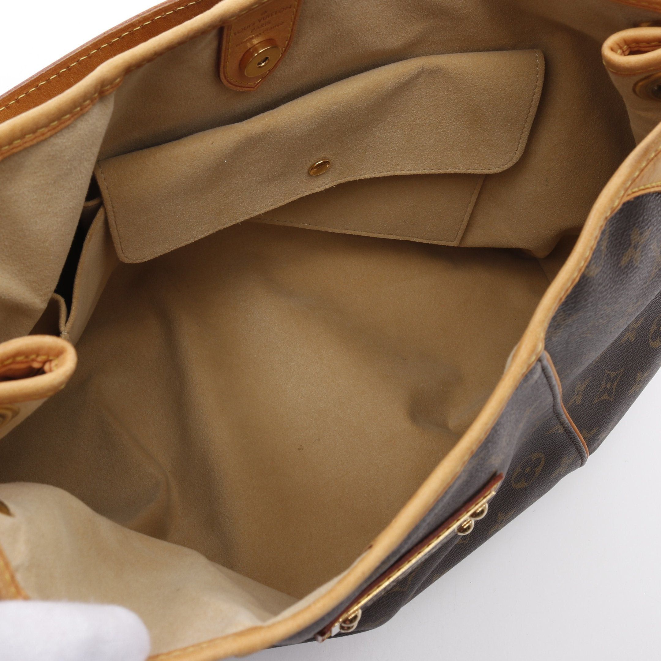 Louis Vuitton Louis Vuitton Galliera Pm Monogram One Shoulder Bag Leather Brown Size ONE SIZE - 3 Thumbnail