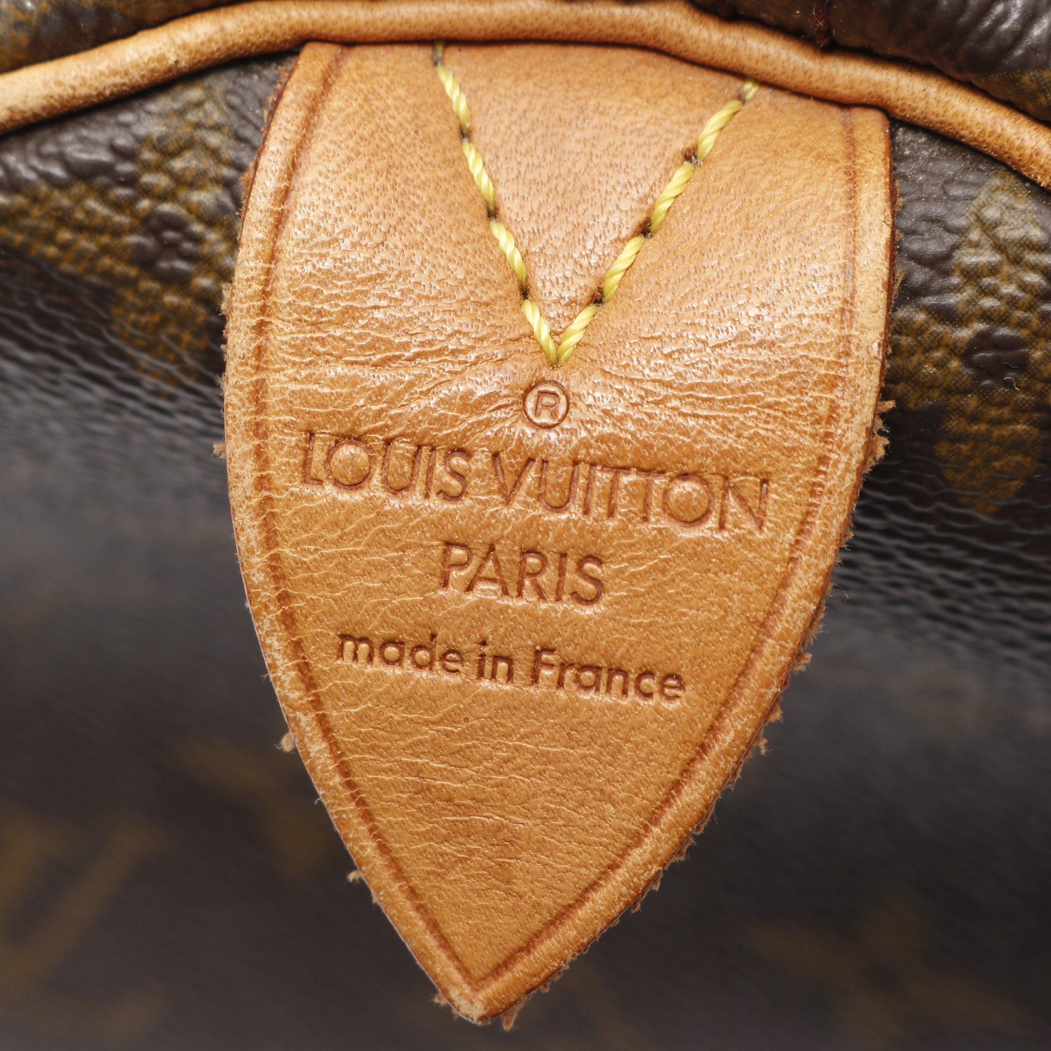Louis Vuitton Louis Vuitton Speedy 30 Monogram Handbag Leather Brown Size ONE SIZE - 4 Thumbnail