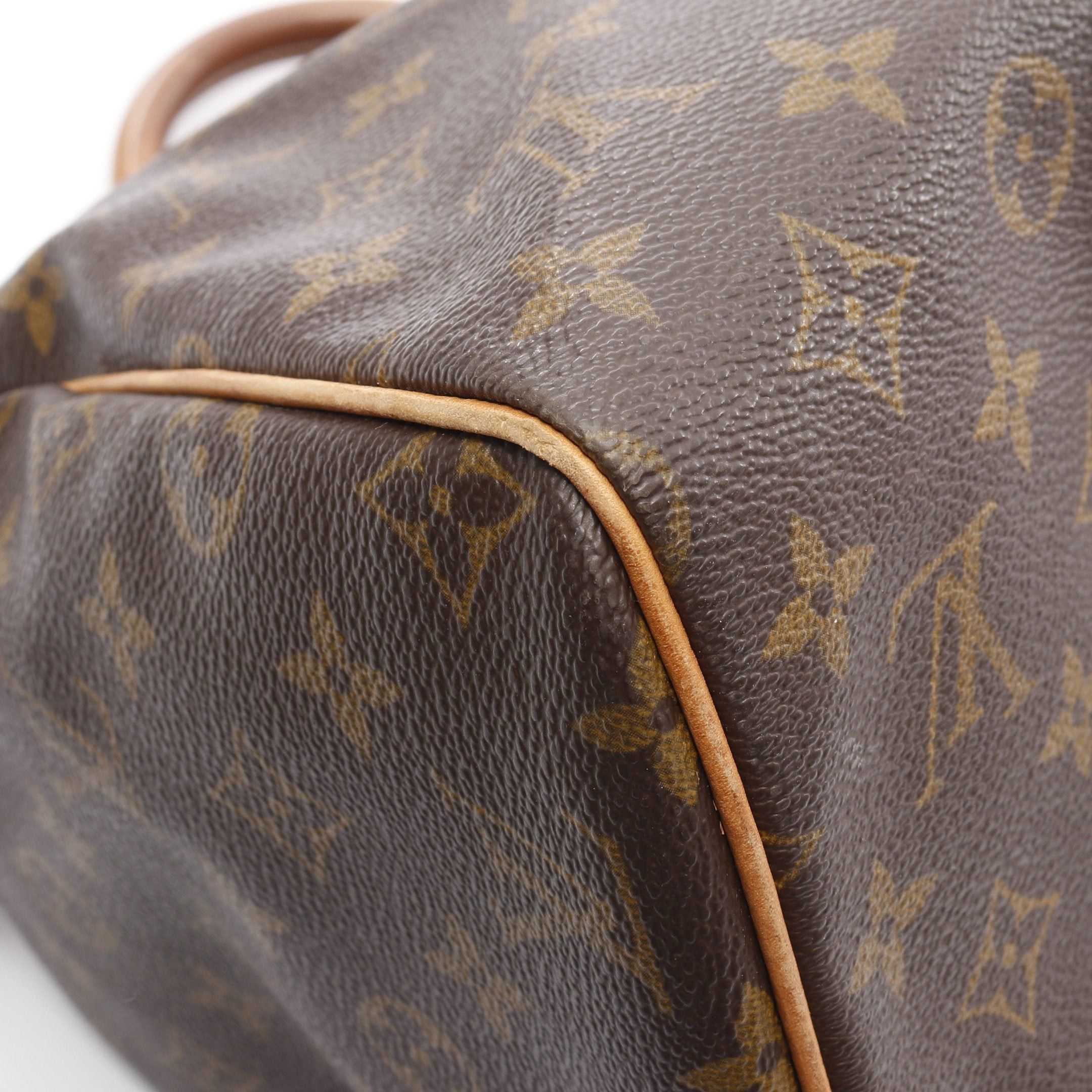 Louis Vuitton Louis Vuitton Speedy 30 Monogram Handbag Leather Brown Size ONE SIZE - 9 Thumbnail