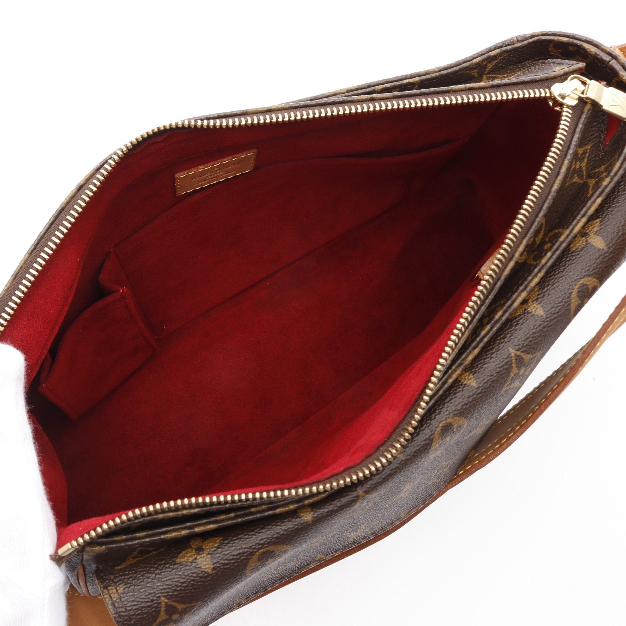 Louis Vuitton Louis Vuitton Vivacite Gm Monogram Shoulder Bag Leather Brown Size ONE SIZE - 3 Thumbnail