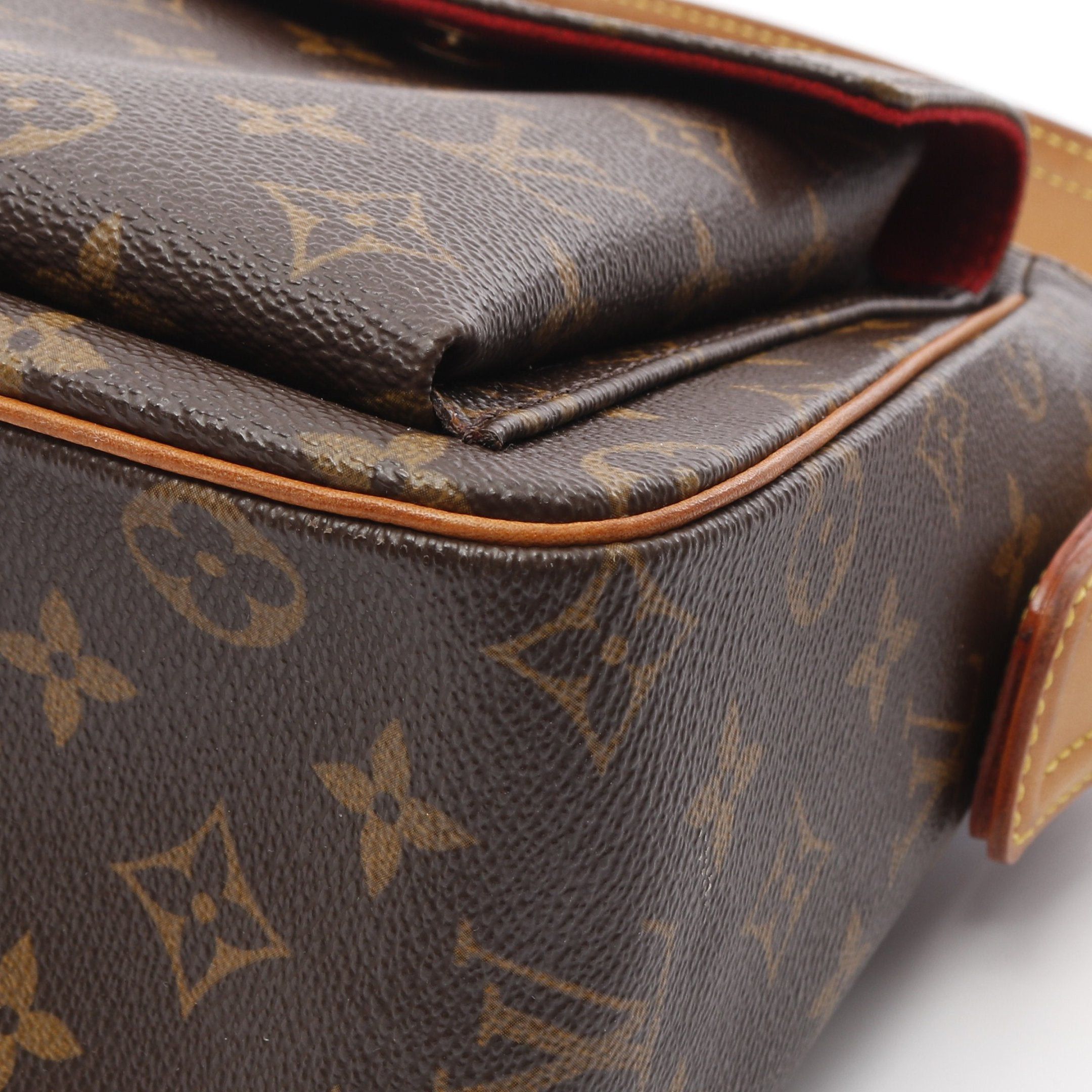 Louis Vuitton Louis Vuitton Vivacite Gm Monogram Shoulder Bag Leather Brown Size ONE SIZE - 10 Thumbnail
