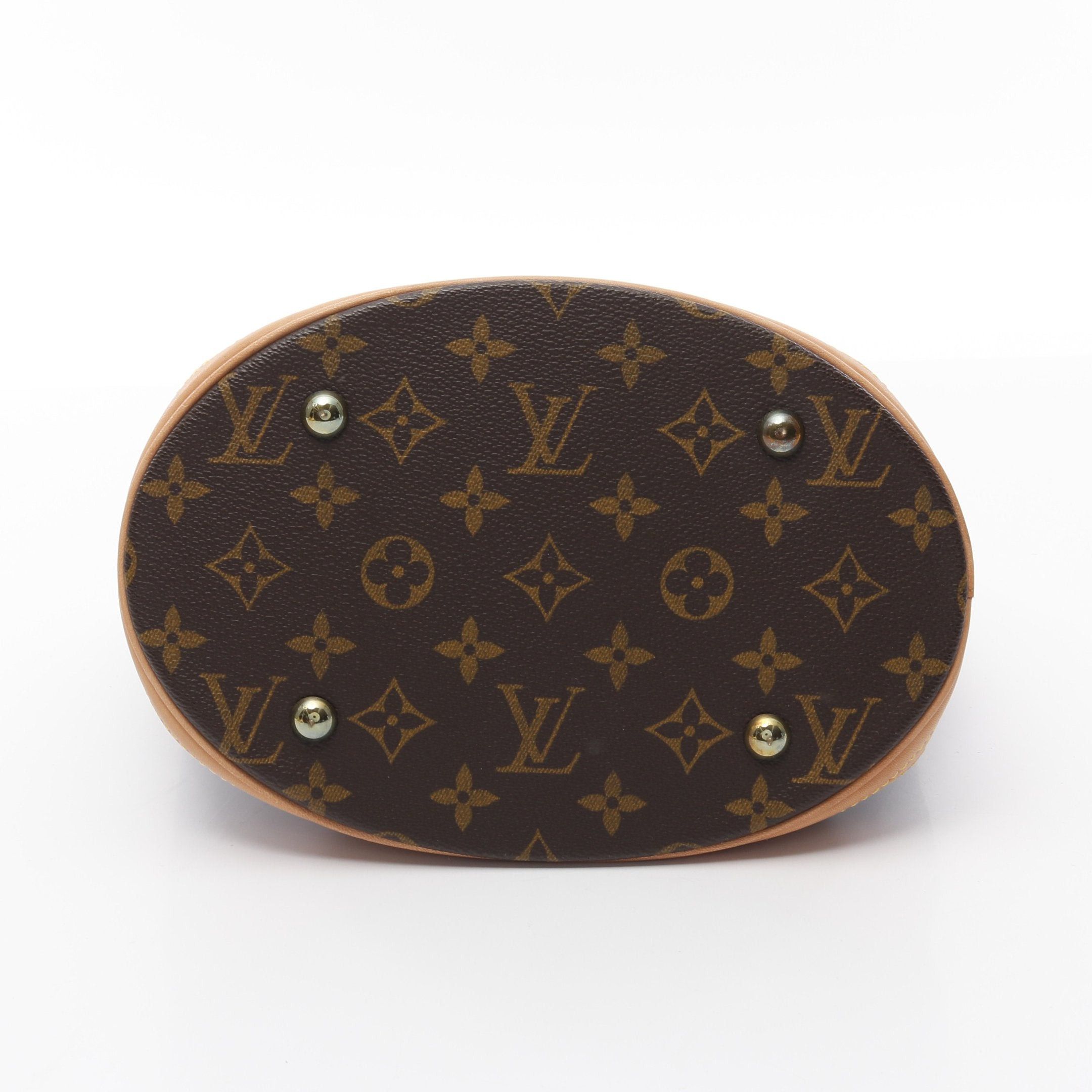 Louis Vuitton Louis Vuitton Bucket Pm Monogram Handbag Leather Brown Size ONE SIZE - 10 Thumbnail