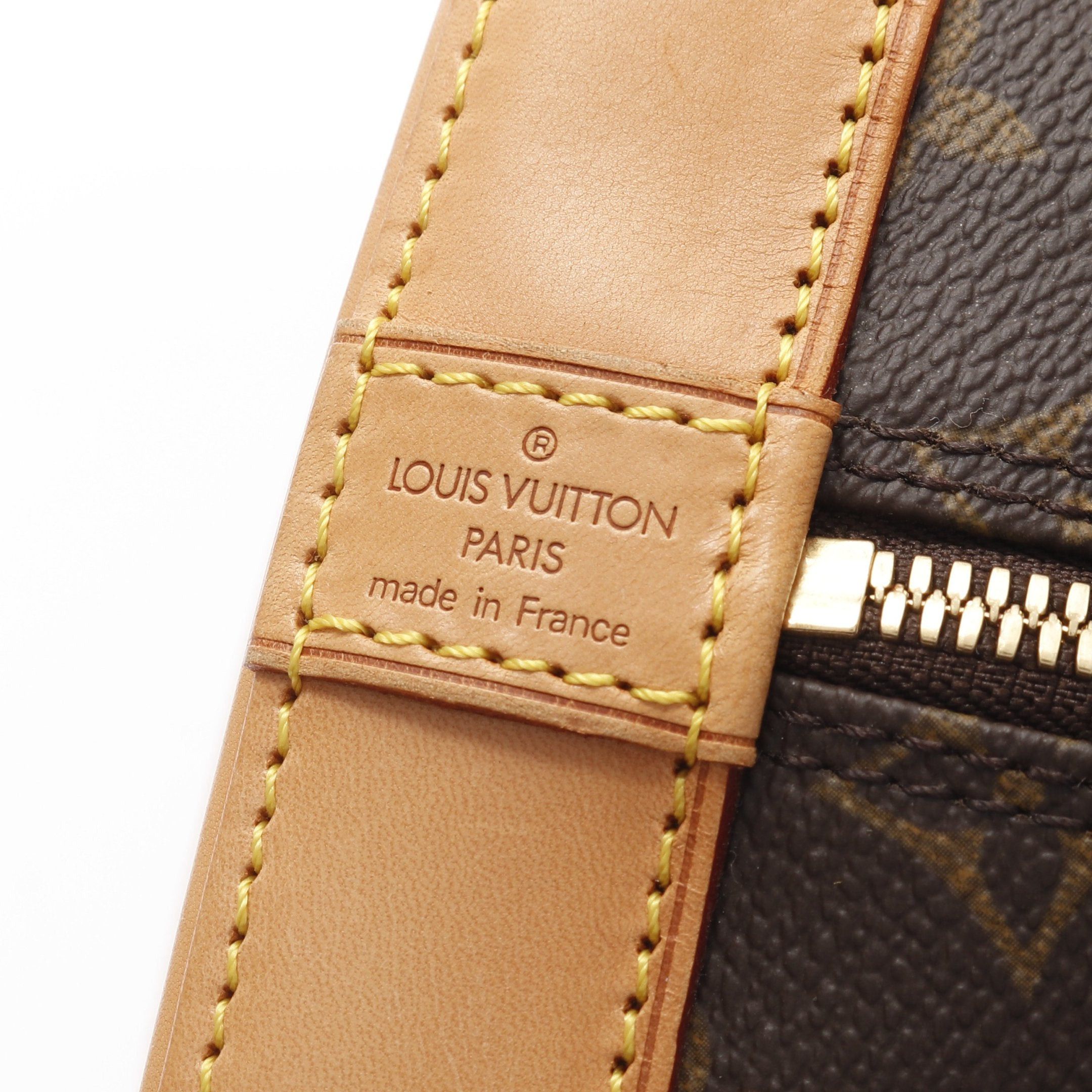 Louis Vuitton Louis Vuitton Alma Pm Monogram Handbag Leather Brown Size ONE SIZE - 4 Thumbnail
