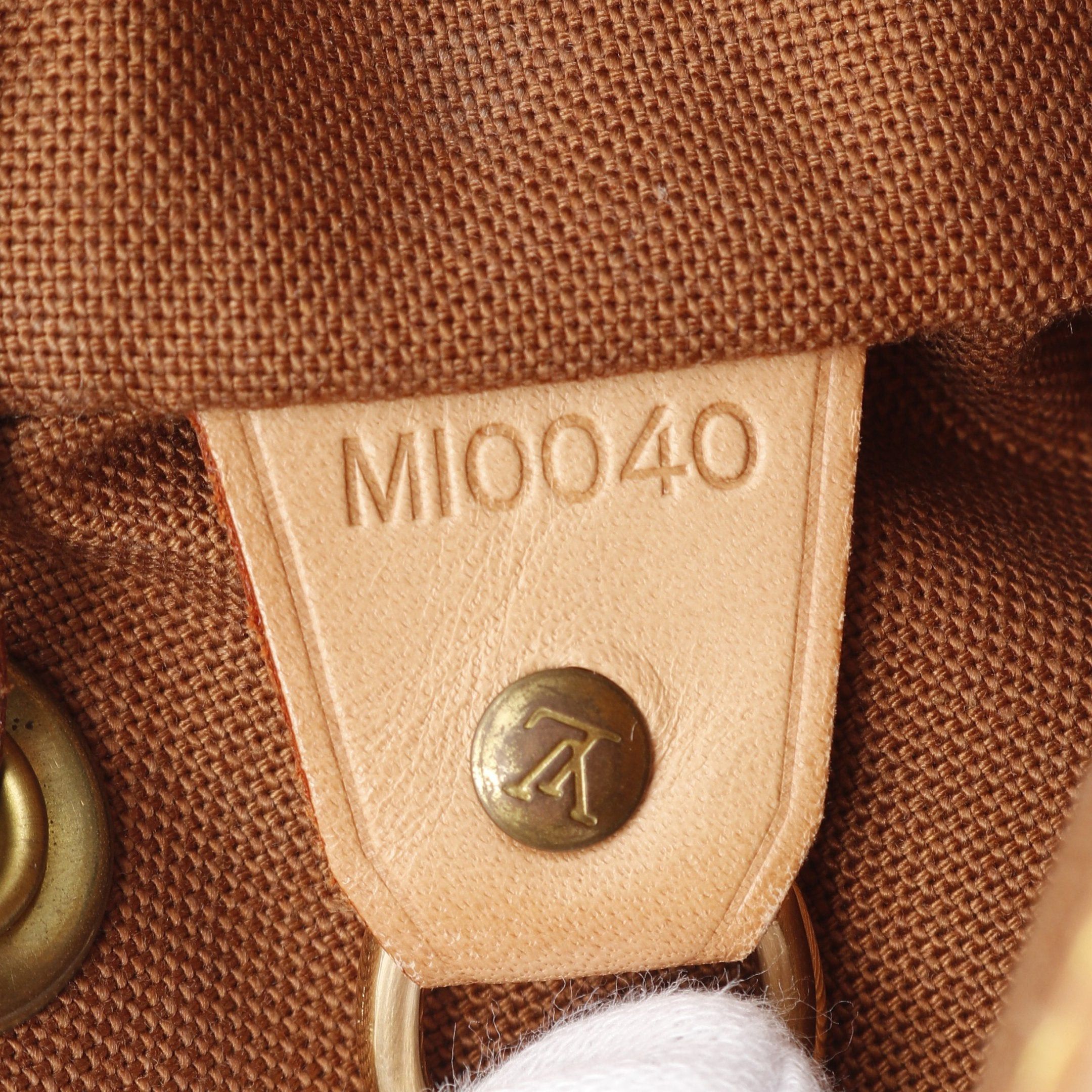 Louis Vuitton Louis Vuitton Montsouris Gm Monogram Backpack Rucksack Leather Brown Size ONE SIZE - 5 Thumbnail