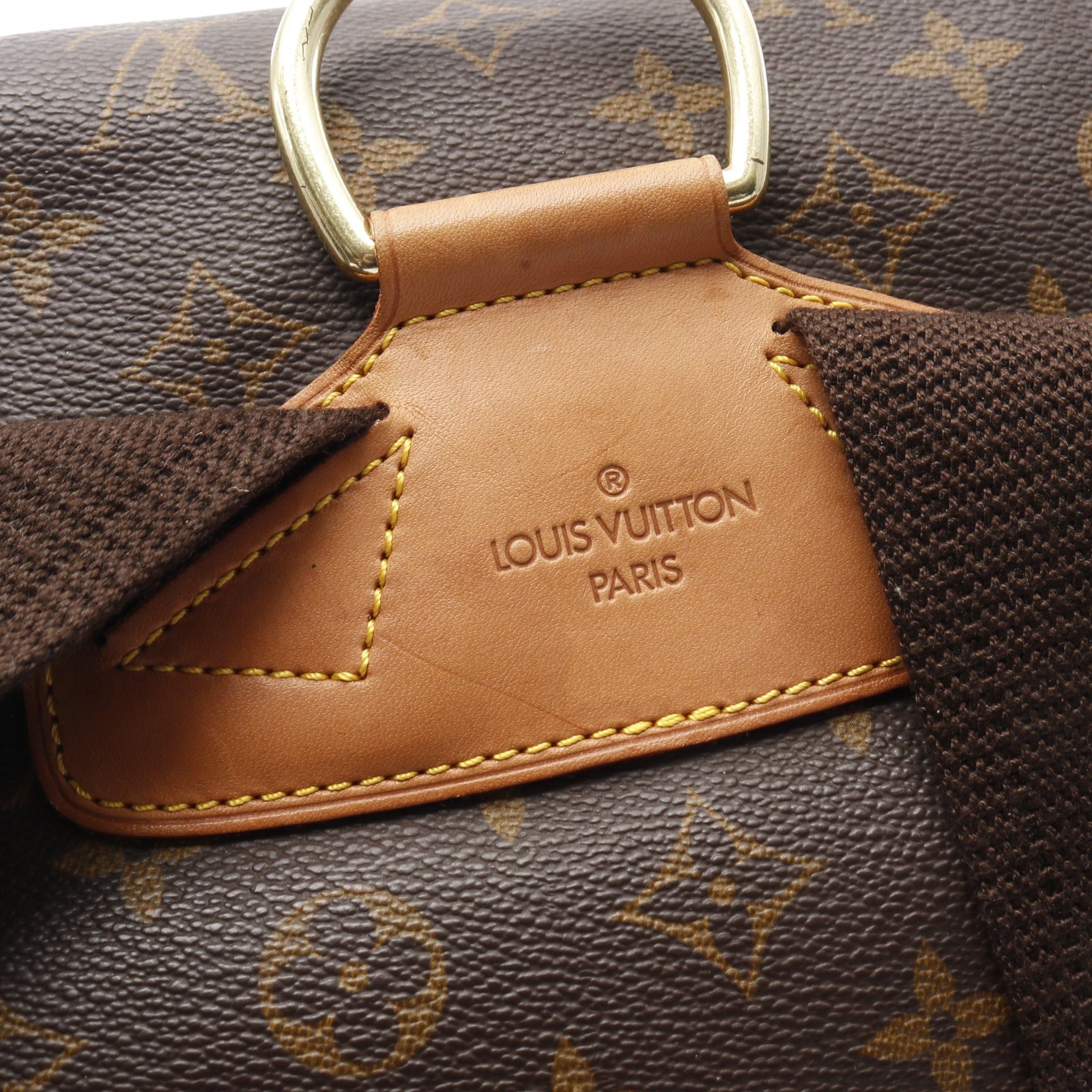 Louis Vuitton Louis Vuitton Montsouris Gm Monogram Backpack Rucksack Leather Brown Size ONE SIZE - 7 Thumbnail