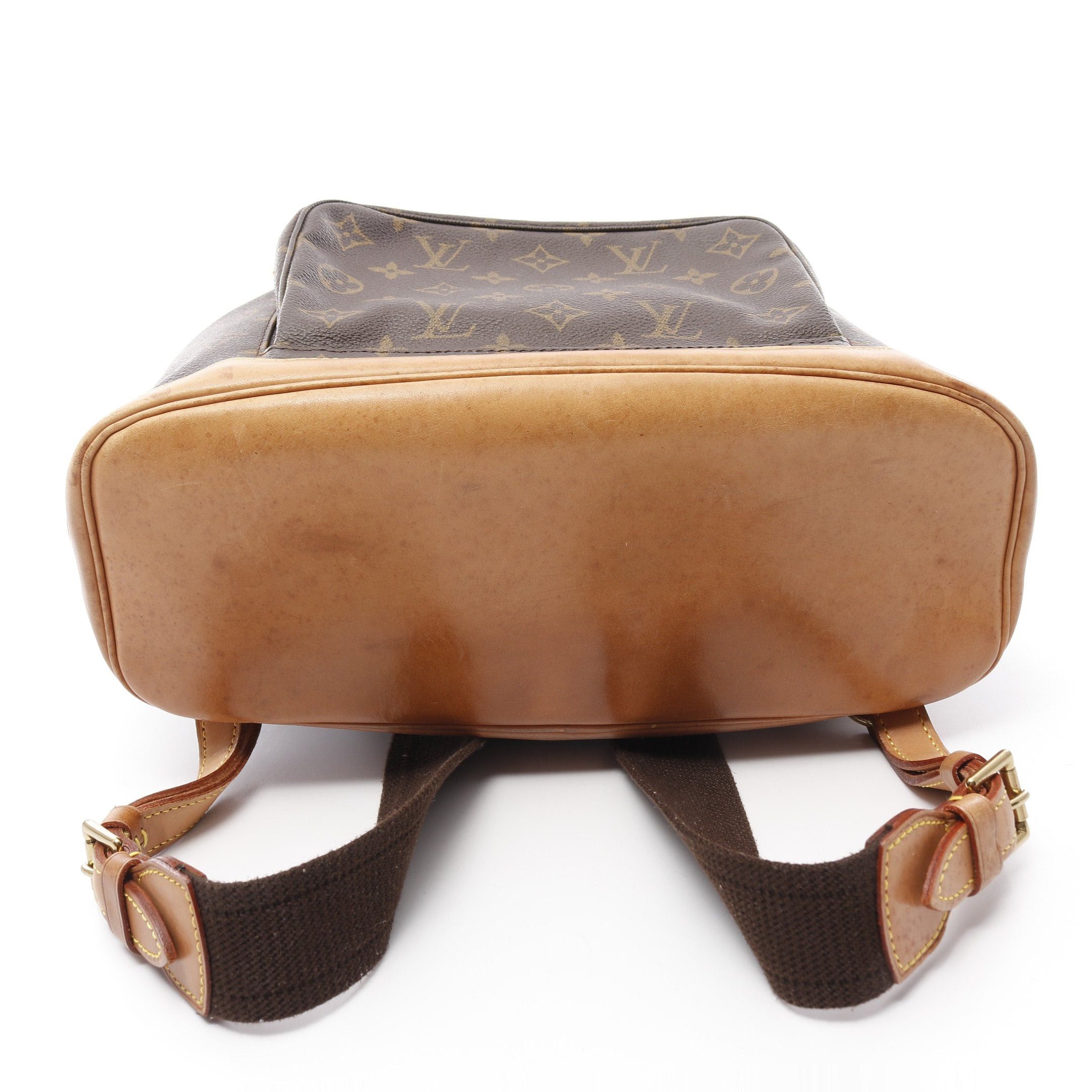 Louis Vuitton Louis Vuitton Montsouris Gm Monogram Backpack Rucksack Leather Brown Size ONE SIZE - 12 Thumbnail