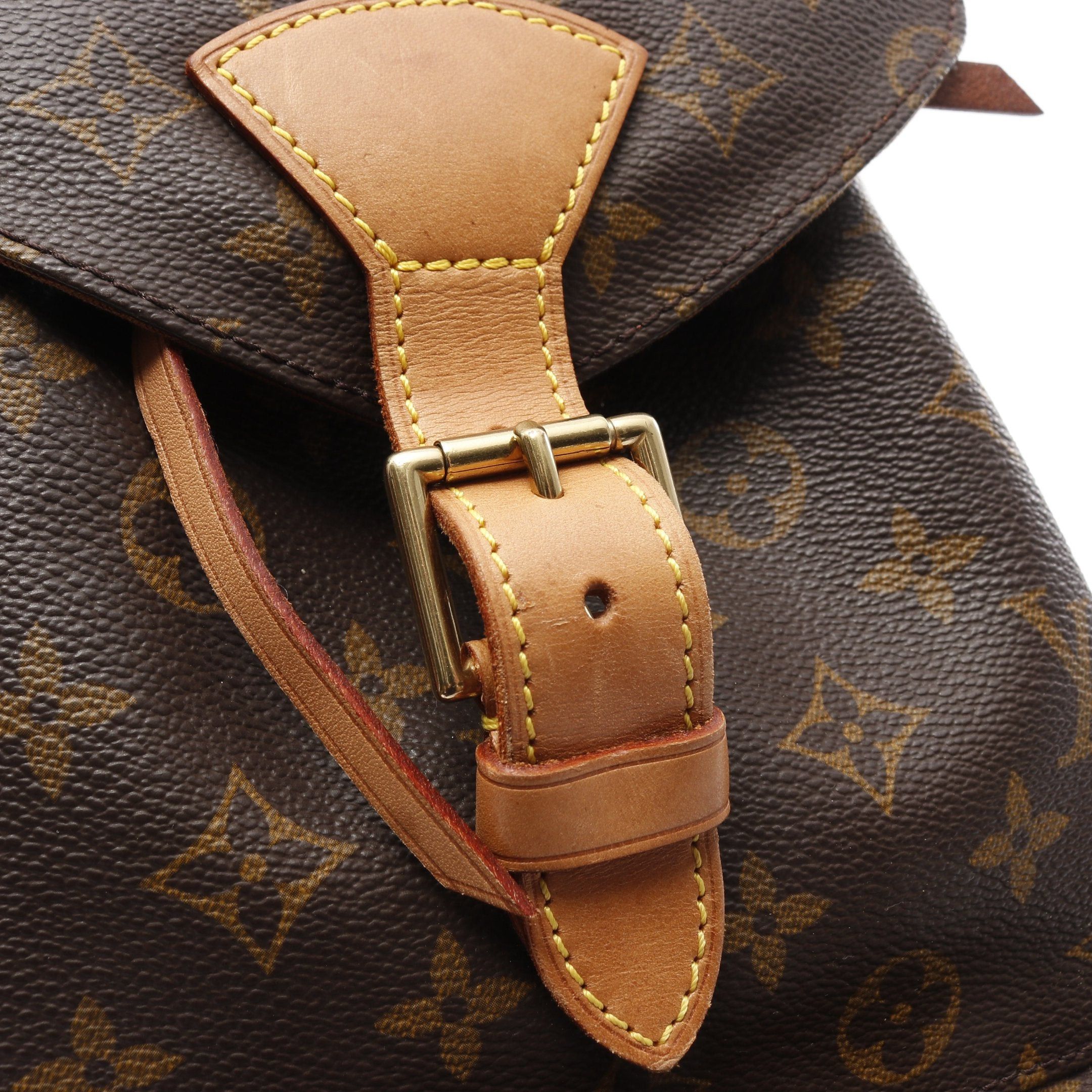 Louis Vuitton Louis Vuitton Montsouris Gm Monogram Backpack Rucksack Leather Brown Size ONE SIZE - 8 Thumbnail
