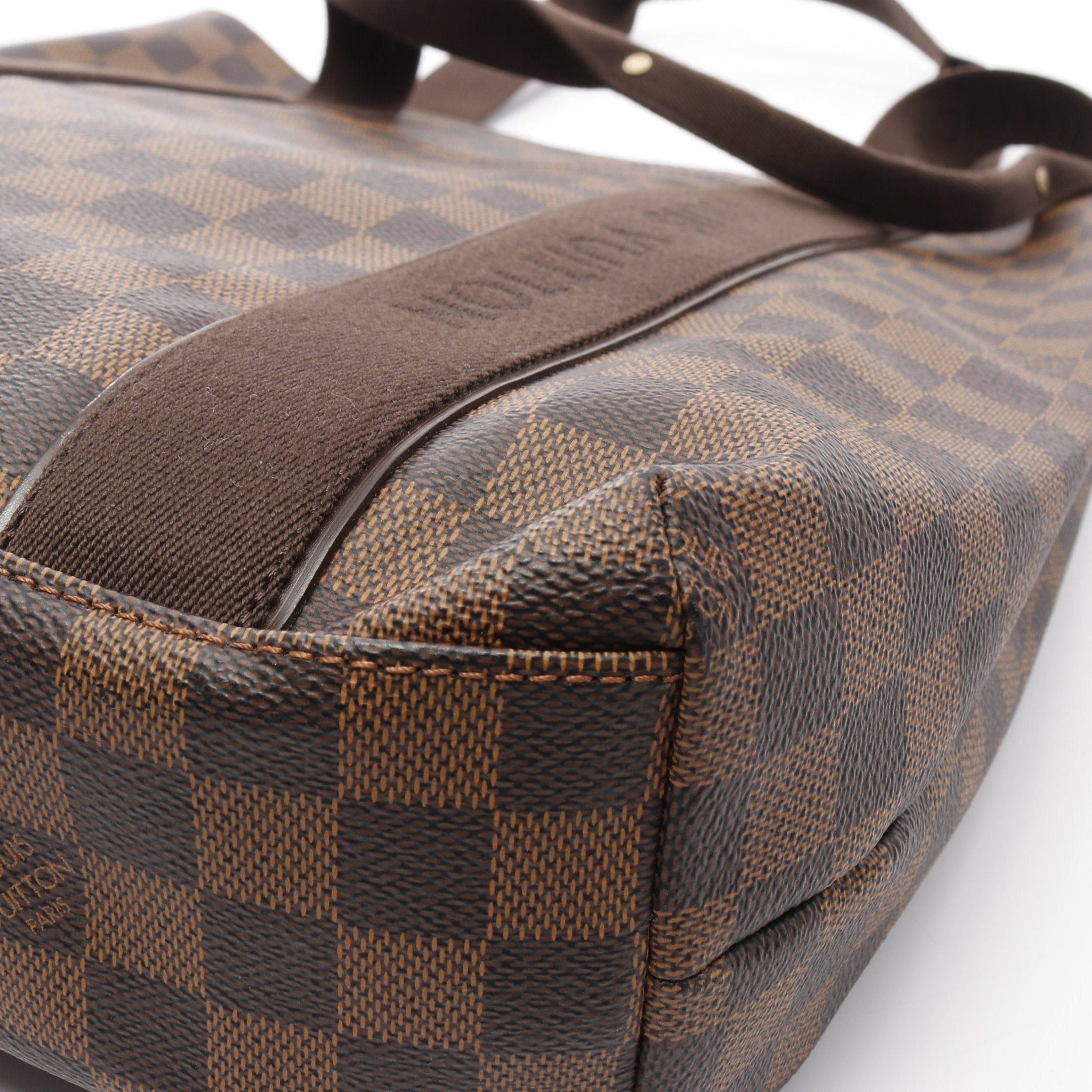 Louis Vuitton Louis Vuitton Hippopotamus Bobourg Damier Ebene Shoulder Bag Tote Leather Brown Size ONE SIZE - 8 Thumbnail