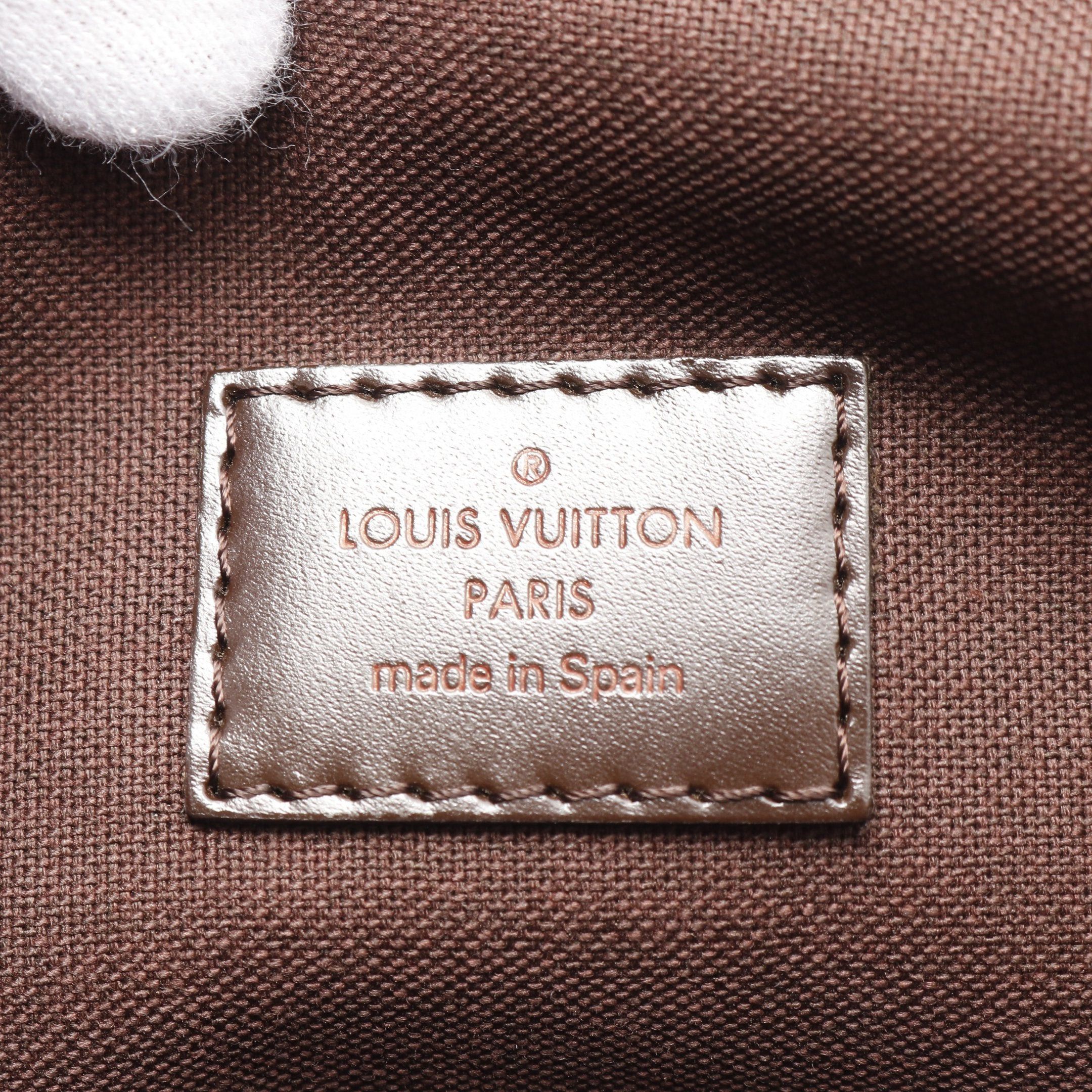 Louis Vuitton Louis Vuitton Hippopotamus Bobourg Damier Ebene Shoulder Bag Tote Leather Brown Size ONE SIZE - 5 Thumbnail