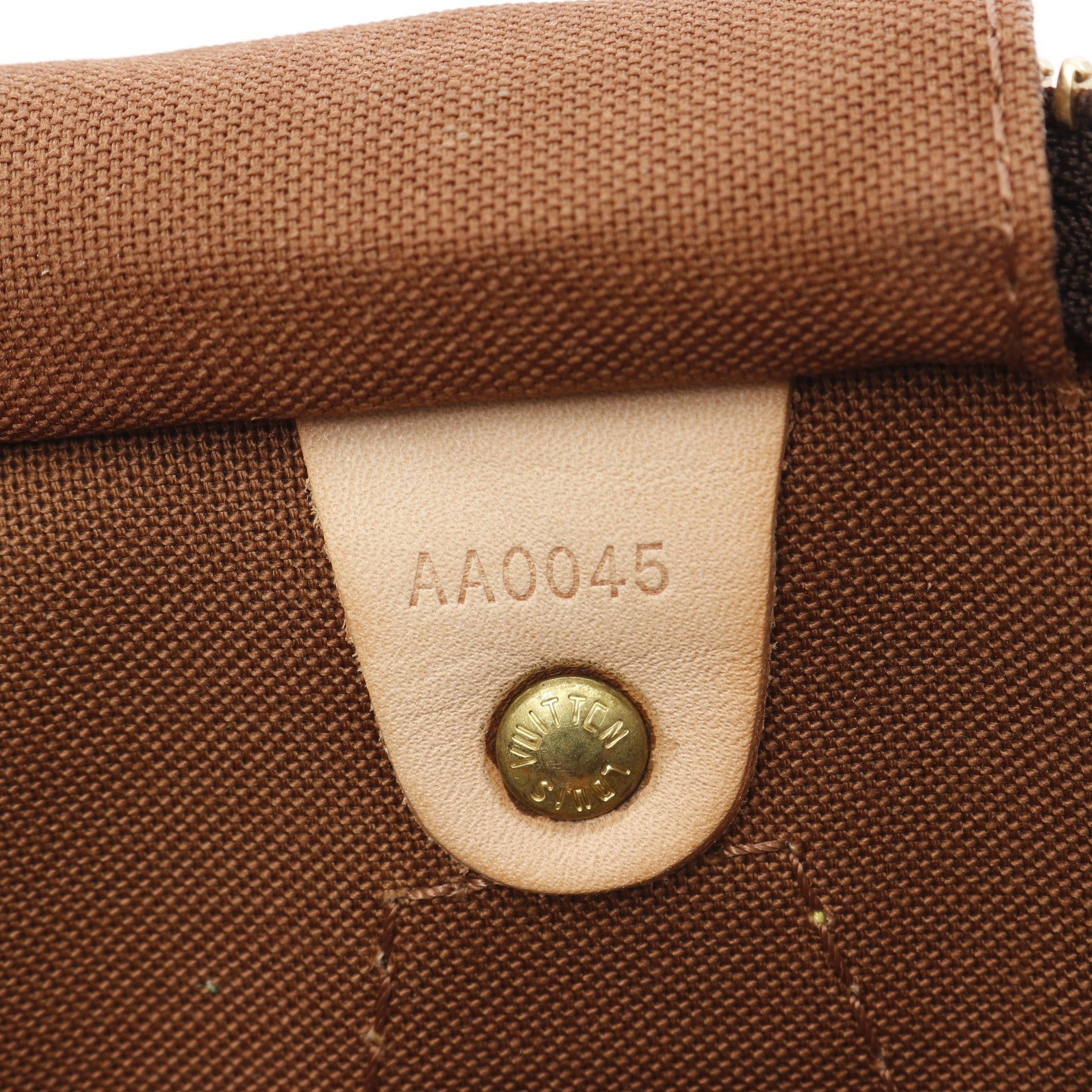 Louis Vuitton Louis Vuitton Speedy 30 Monogram Handbag Leather Brown Size ONE SIZE - 5 Thumbnail