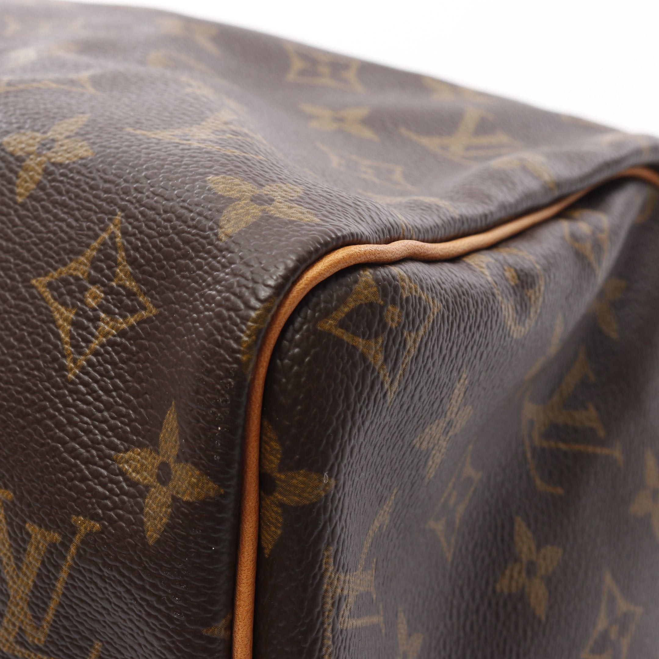 Louis Vuitton Louis Vuitton Speedy 30 Monogram Handbag Leather Brown Size ONE SIZE - 8 Thumbnail
