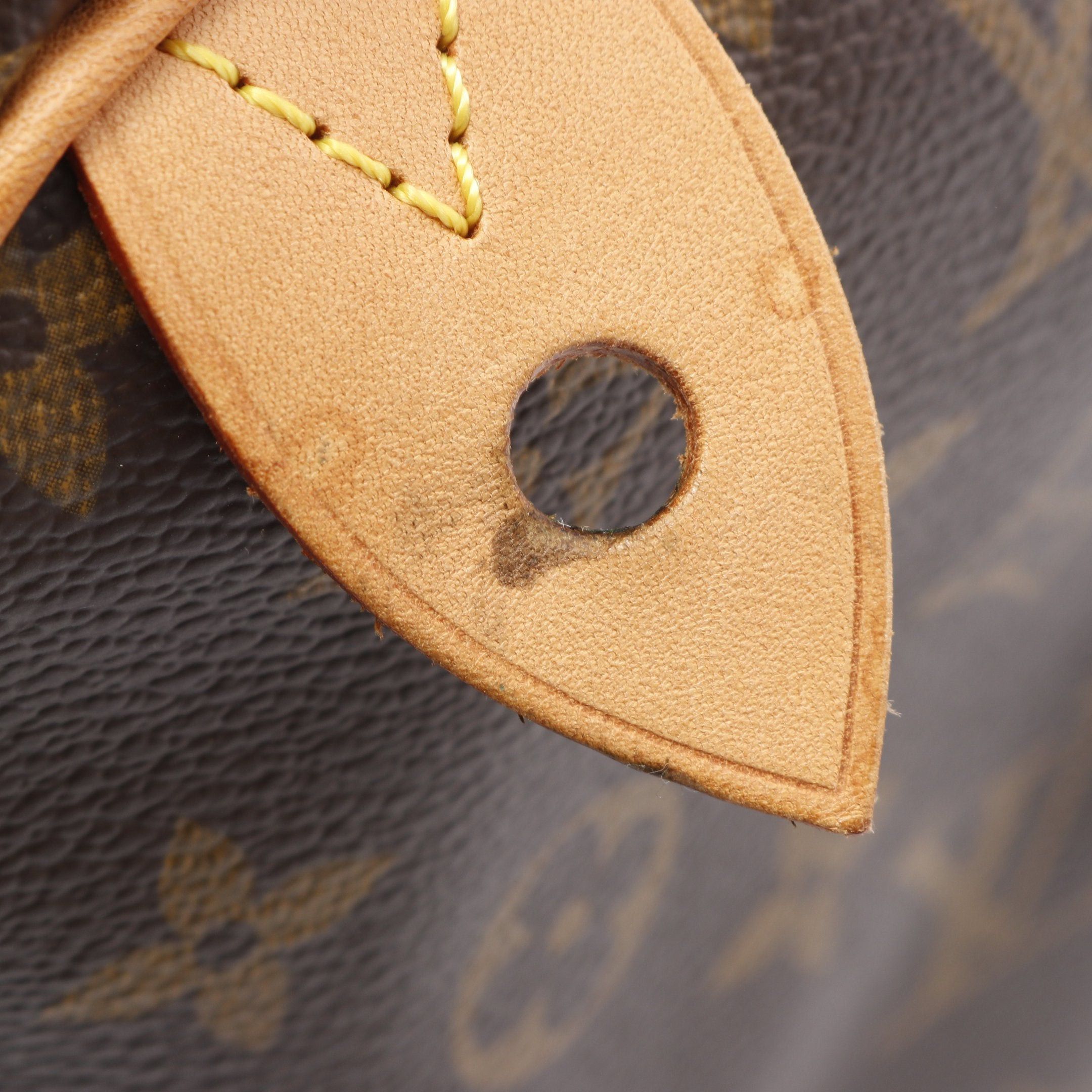 Louis Vuitton Louis Vuitton Speedy 30 Monogram Handbag Leather Brown Size ONE SIZE - 6 Thumbnail