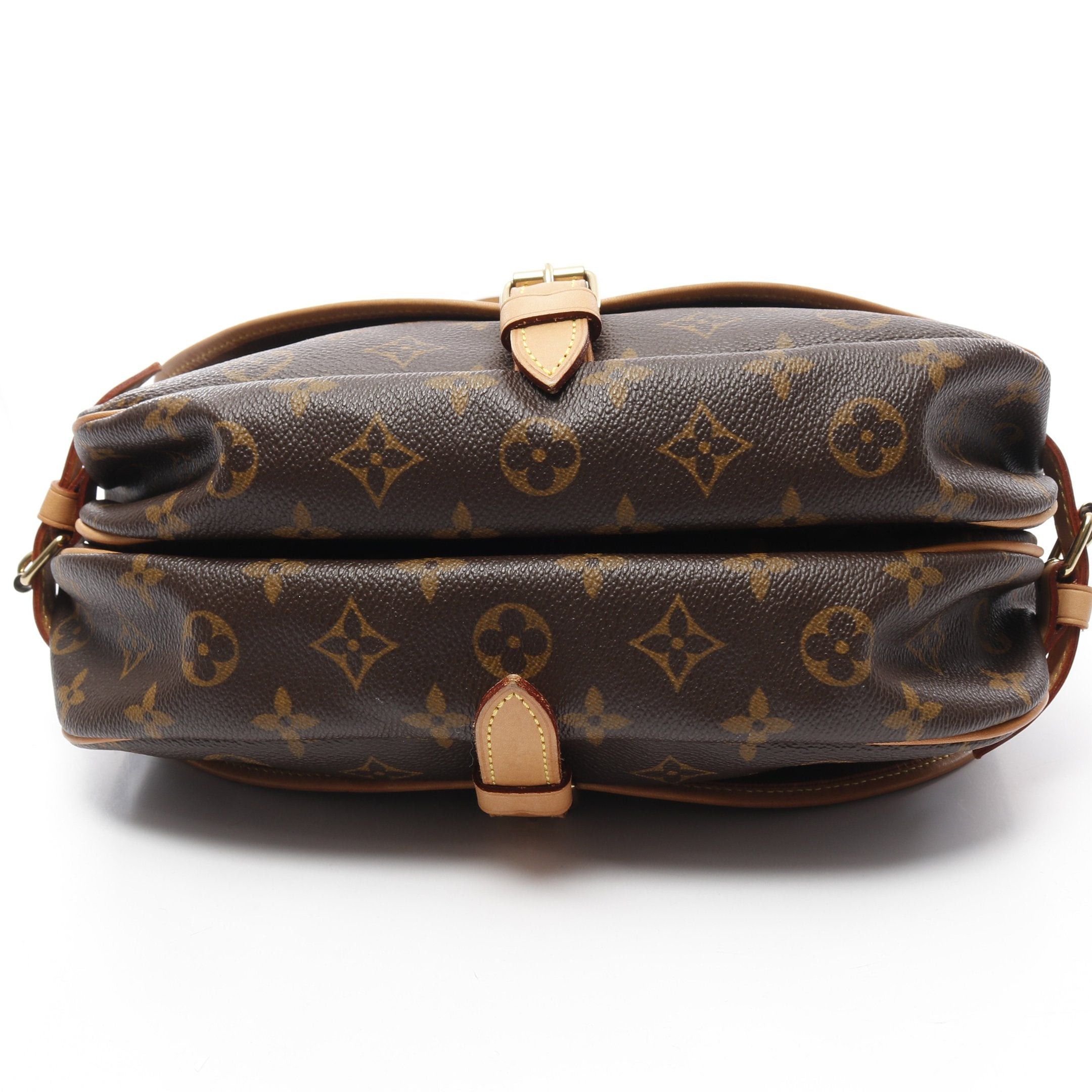 Louis Vuitton Louis Vuitton Saumur 30 Monogram Shoulder Bag Leather Brown Size ONE SIZE - 12 Thumbnail