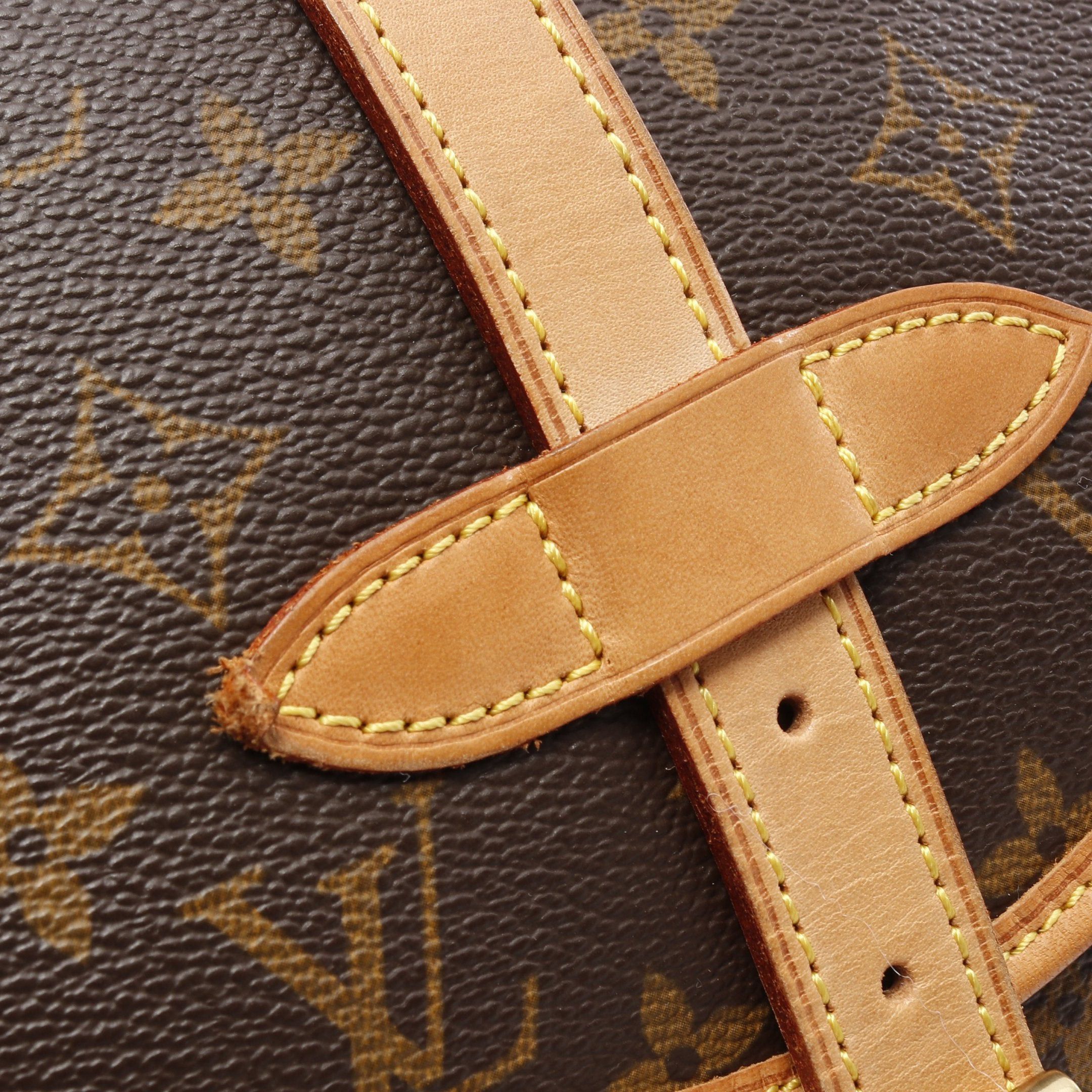 Louis Vuitton Louis Vuitton Saumur 30 Monogram Shoulder Bag Leather Brown Size ONE SIZE - 10 Thumbnail