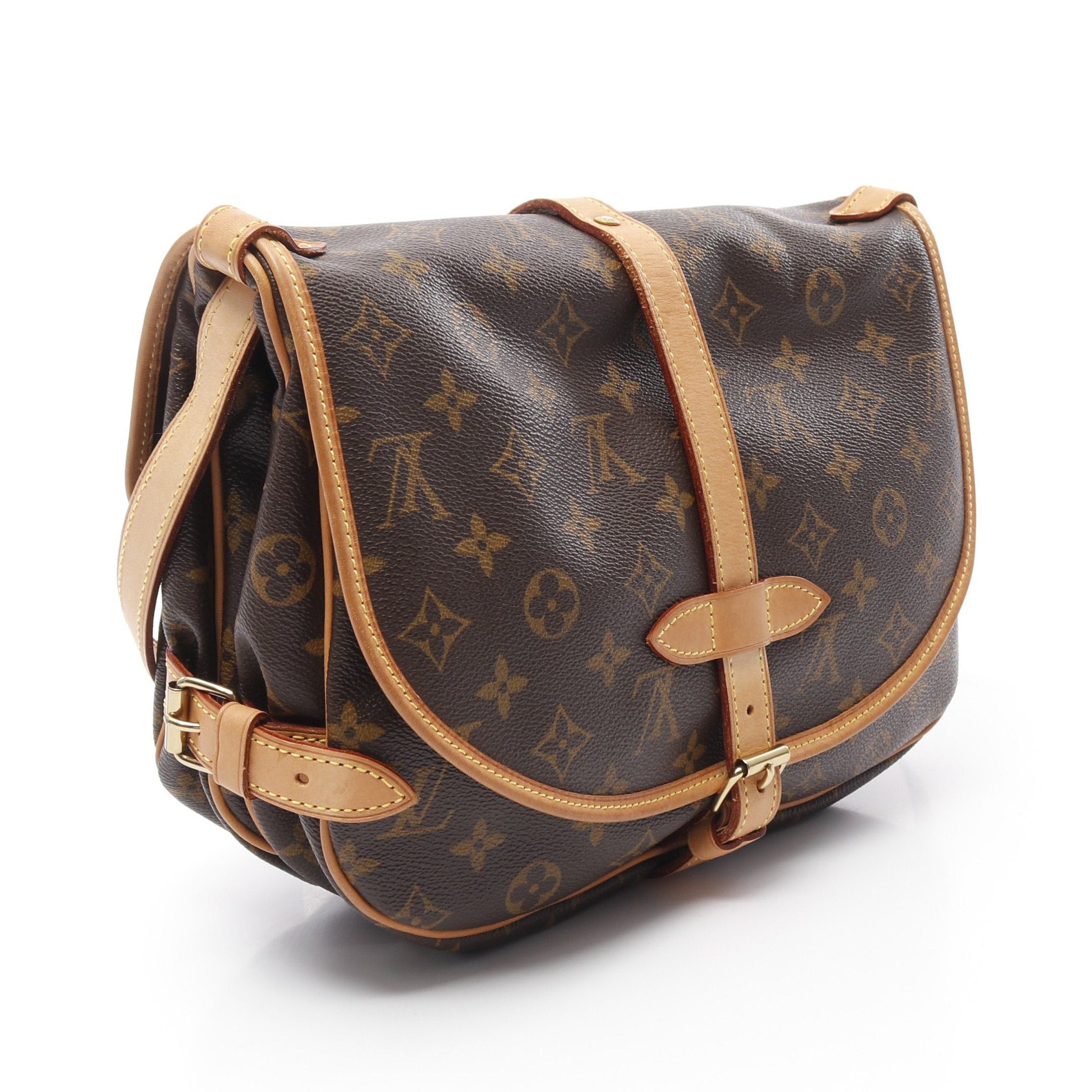 Louis Vuitton Louis Vuitton Saumur 30 Monogram Shoulder Bag Leather Brown Size ONE SIZE - 2 Thumbnail