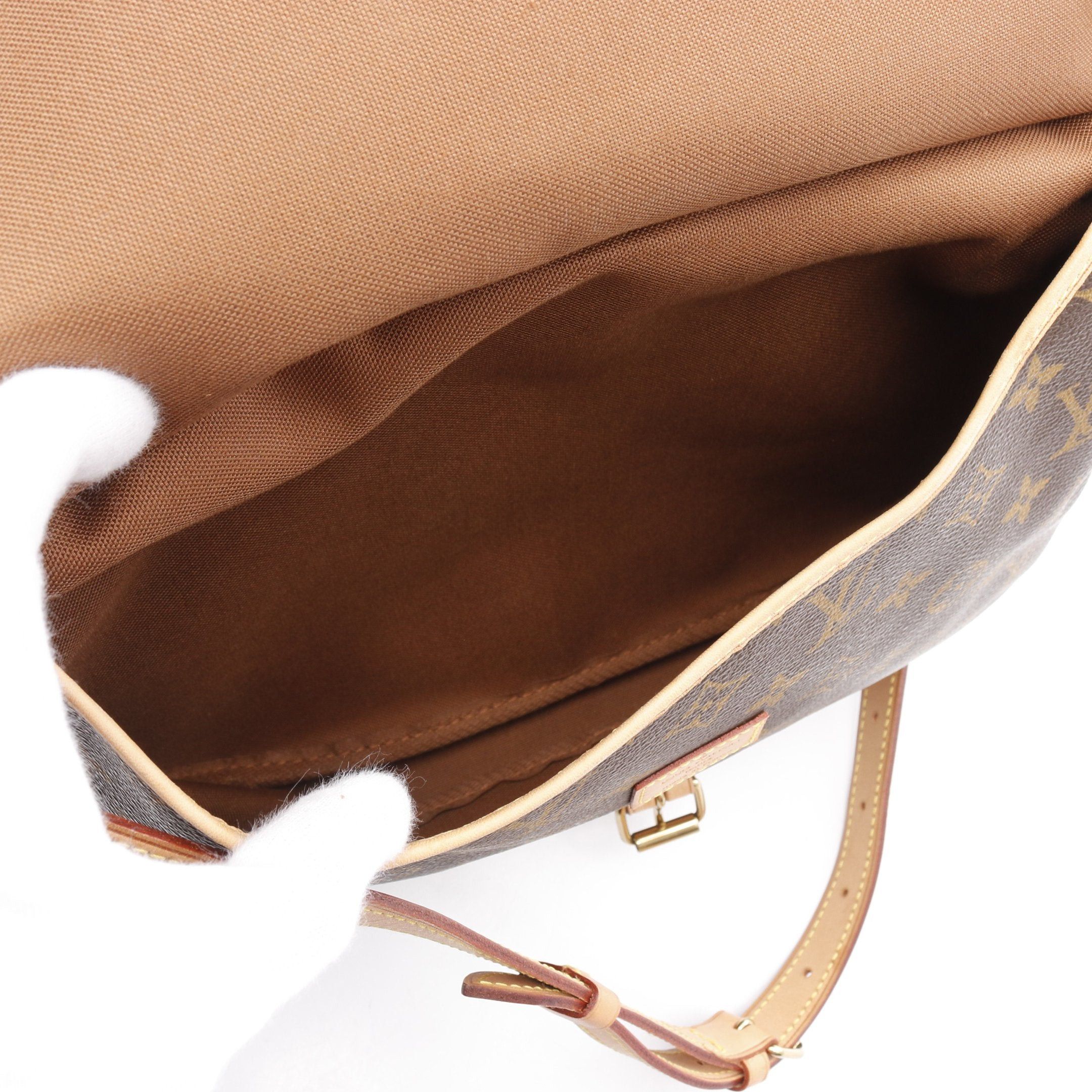 Louis Vuitton Louis Vuitton Saumur 30 Monogram Shoulder Bag Leather Brown Size ONE SIZE - 3 Thumbnail