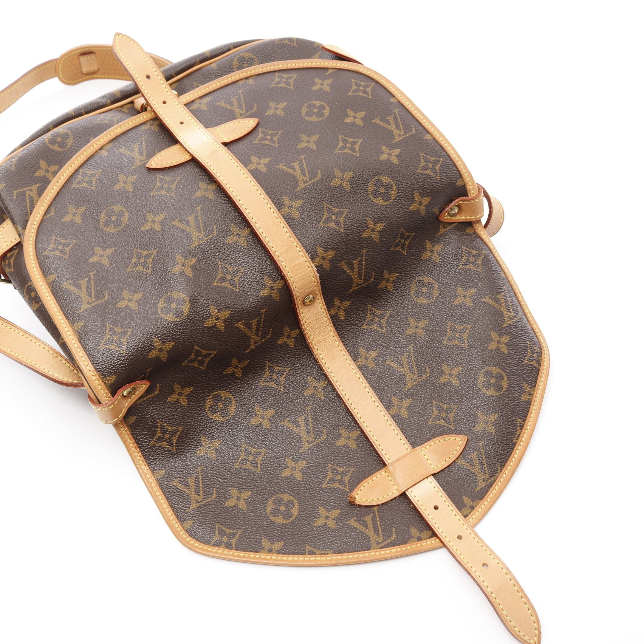 Louis Vuitton Louis Vuitton Saumur 30 Monogram Shoulder Bag Leather Brown Size ONE SIZE - 7 Thumbnail