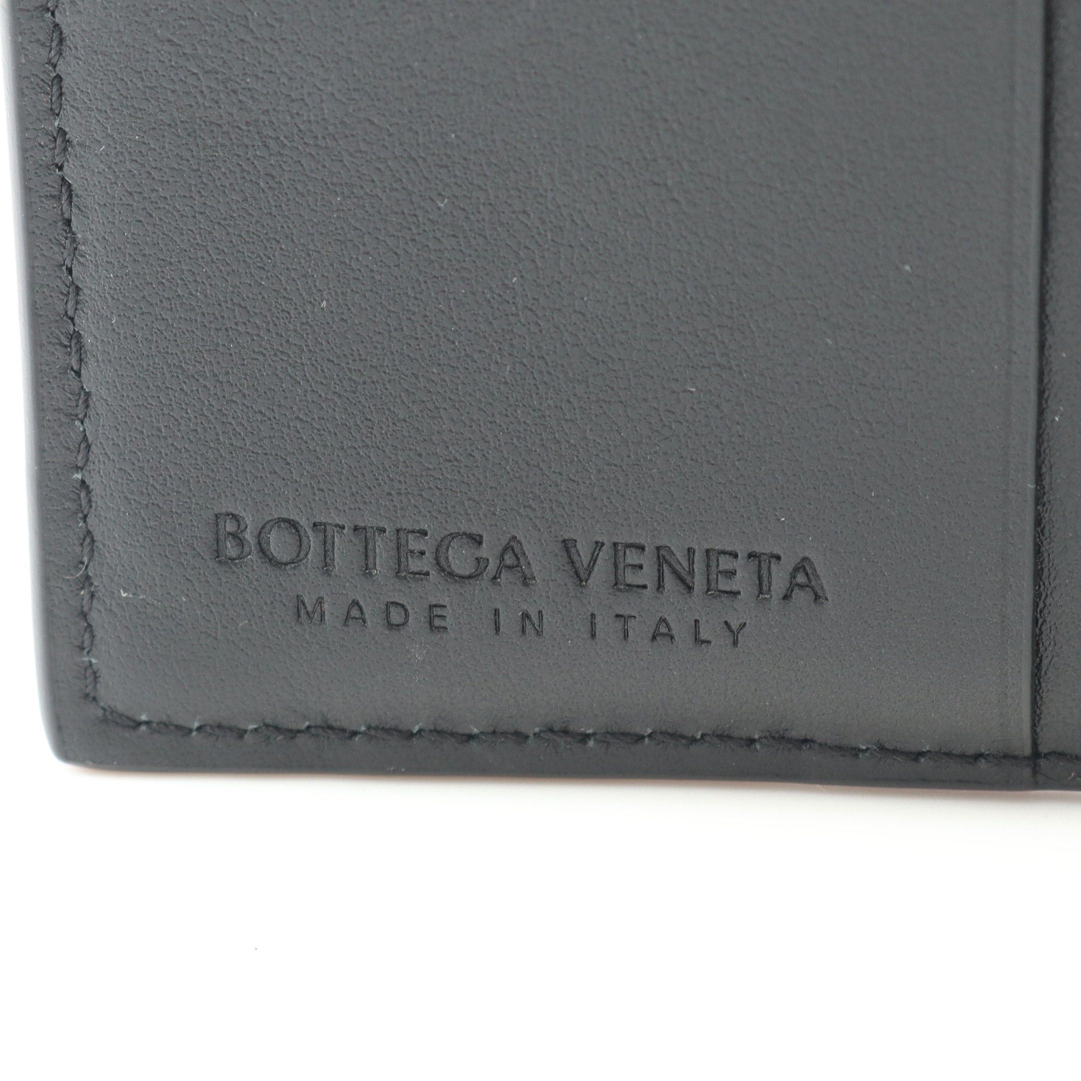 Bottega Veneta Bottega Veneta Cassette Slim Maxi Intrecciato Wallet Leather Black Size ONE SIZE - 4 Thumbnail