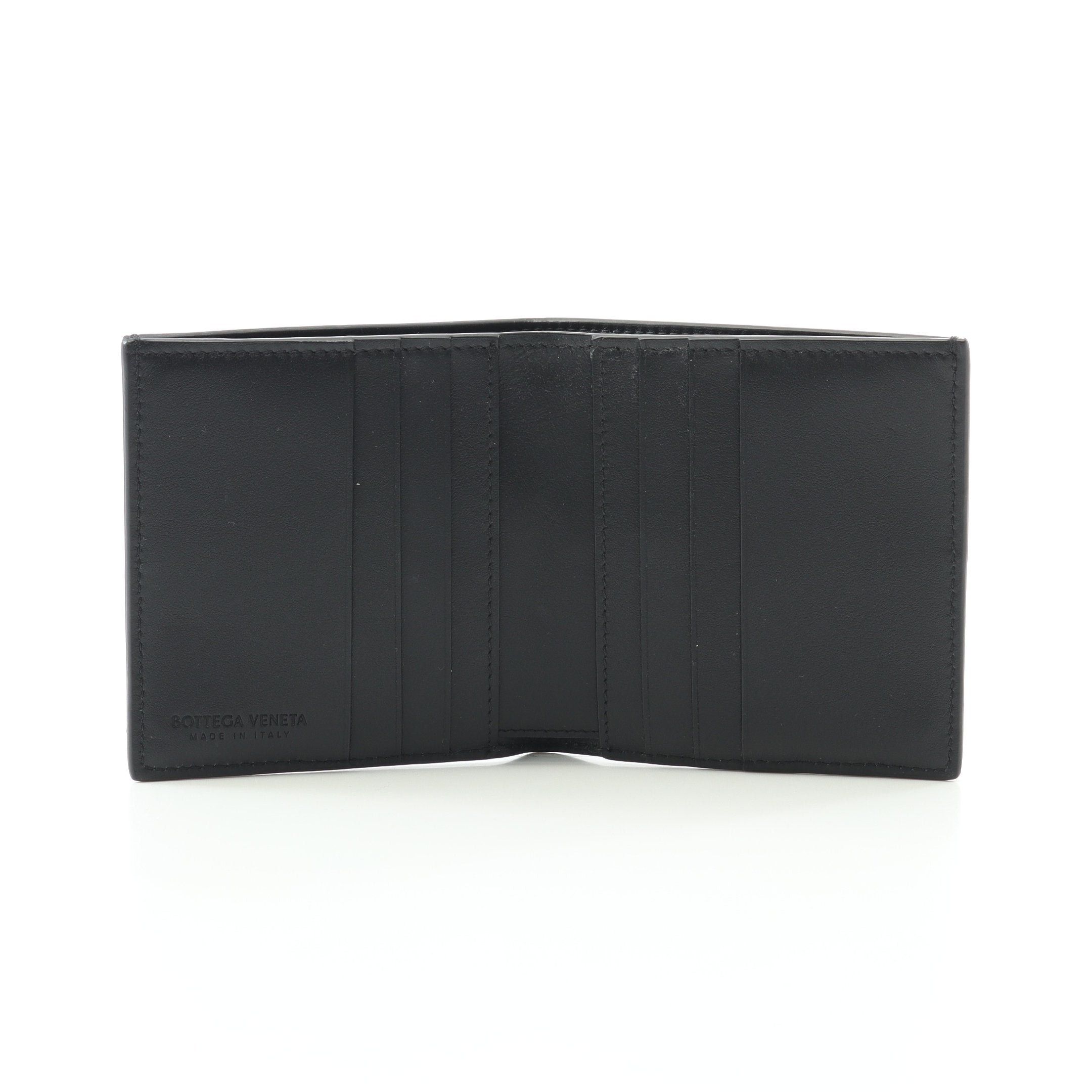 Bottega Veneta Bottega Veneta Cassette Slim Maxi Intrecciato Wallet Leather Black Size ONE SIZE - 3 Thumbnail