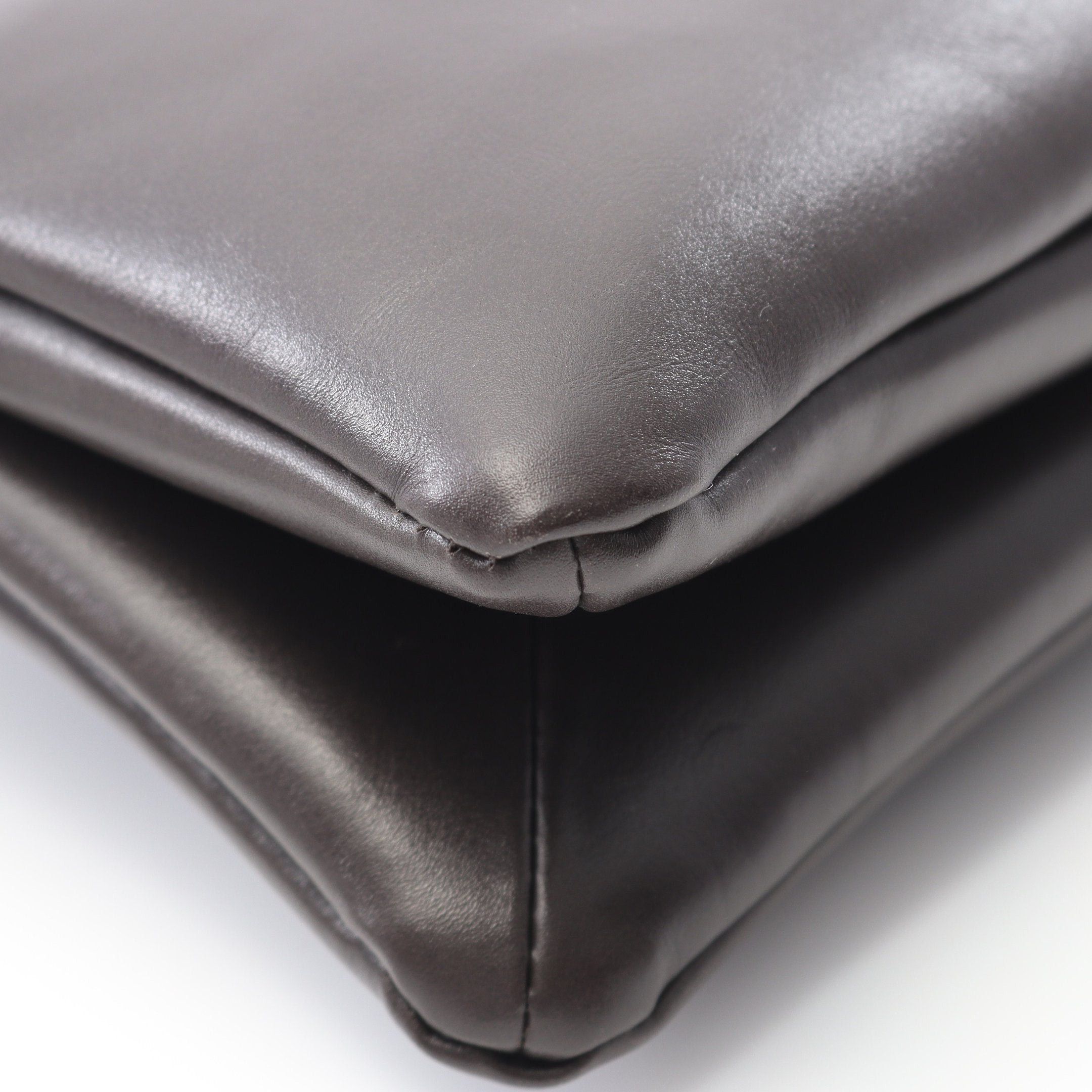 Bottega Veneta Bottega Veneta Small Libertad Fondende Shoulder Bag Leather Brown Double Flap Size ONE SIZE - 5 Thumbnail