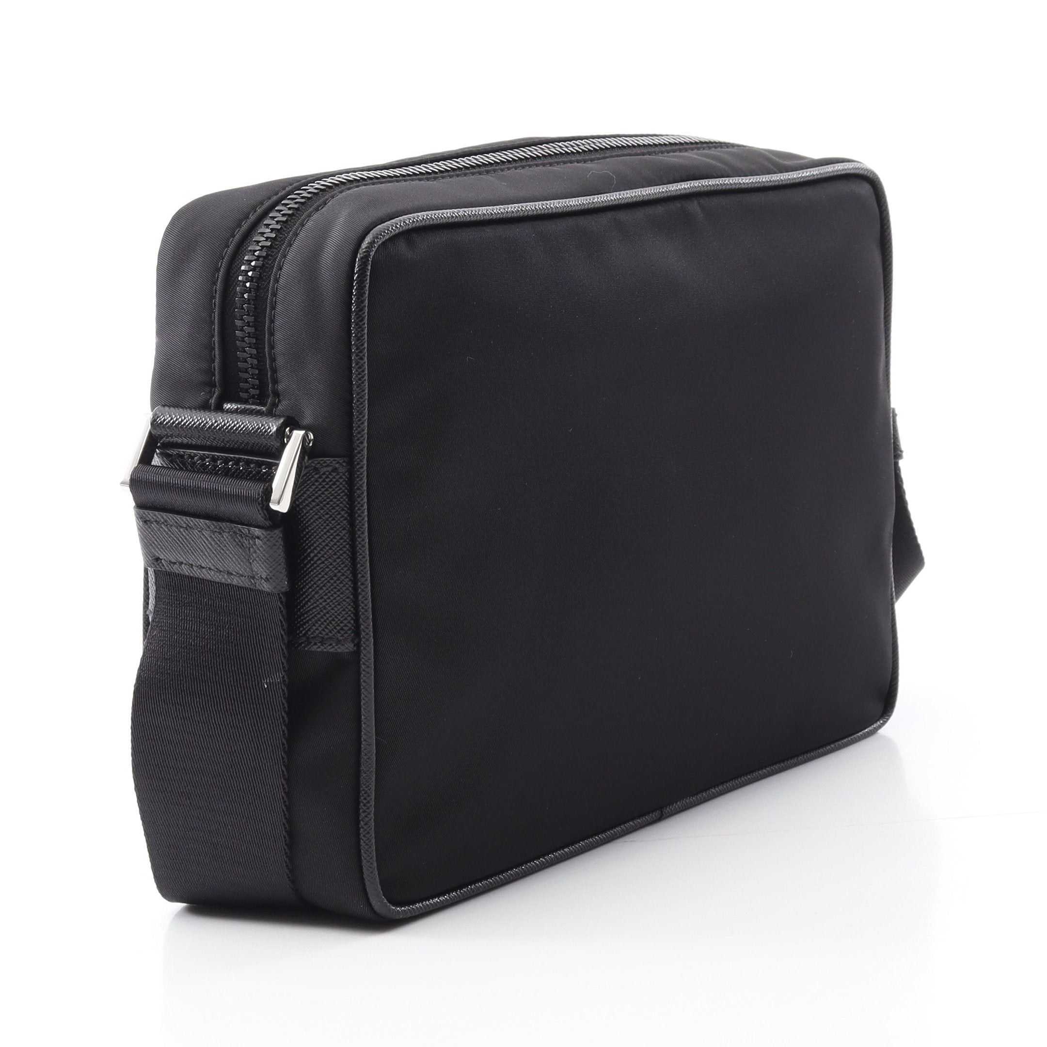 Prada Prada Re-Nylon Shoulder Bag Nylon Saffiano Leather Black Size ONE SIZE - 2 Thumbnail