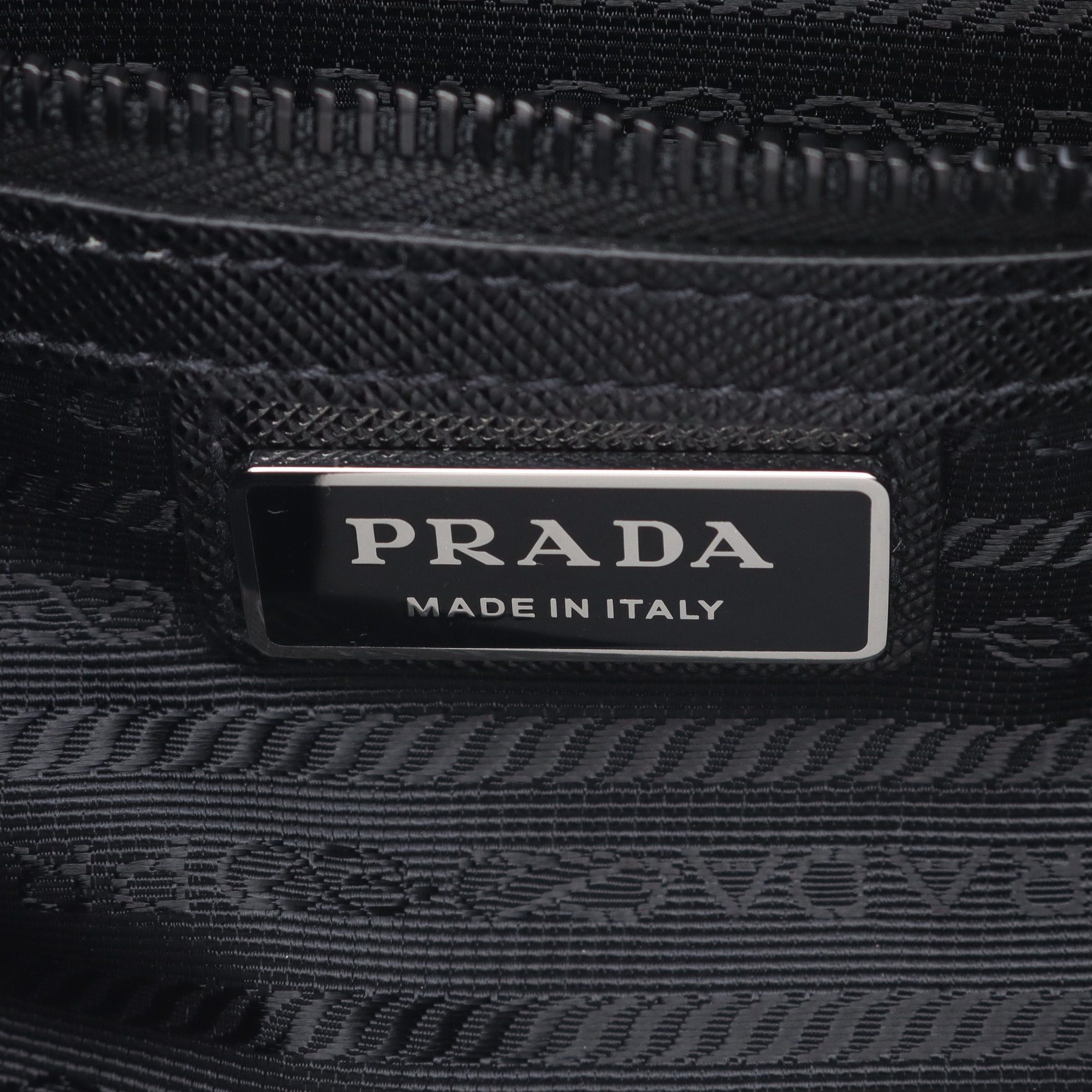 Prada Prada Re-Nylon Shoulder Bag Nylon Saffiano Leather Black Size ONE SIZE - 4 Thumbnail