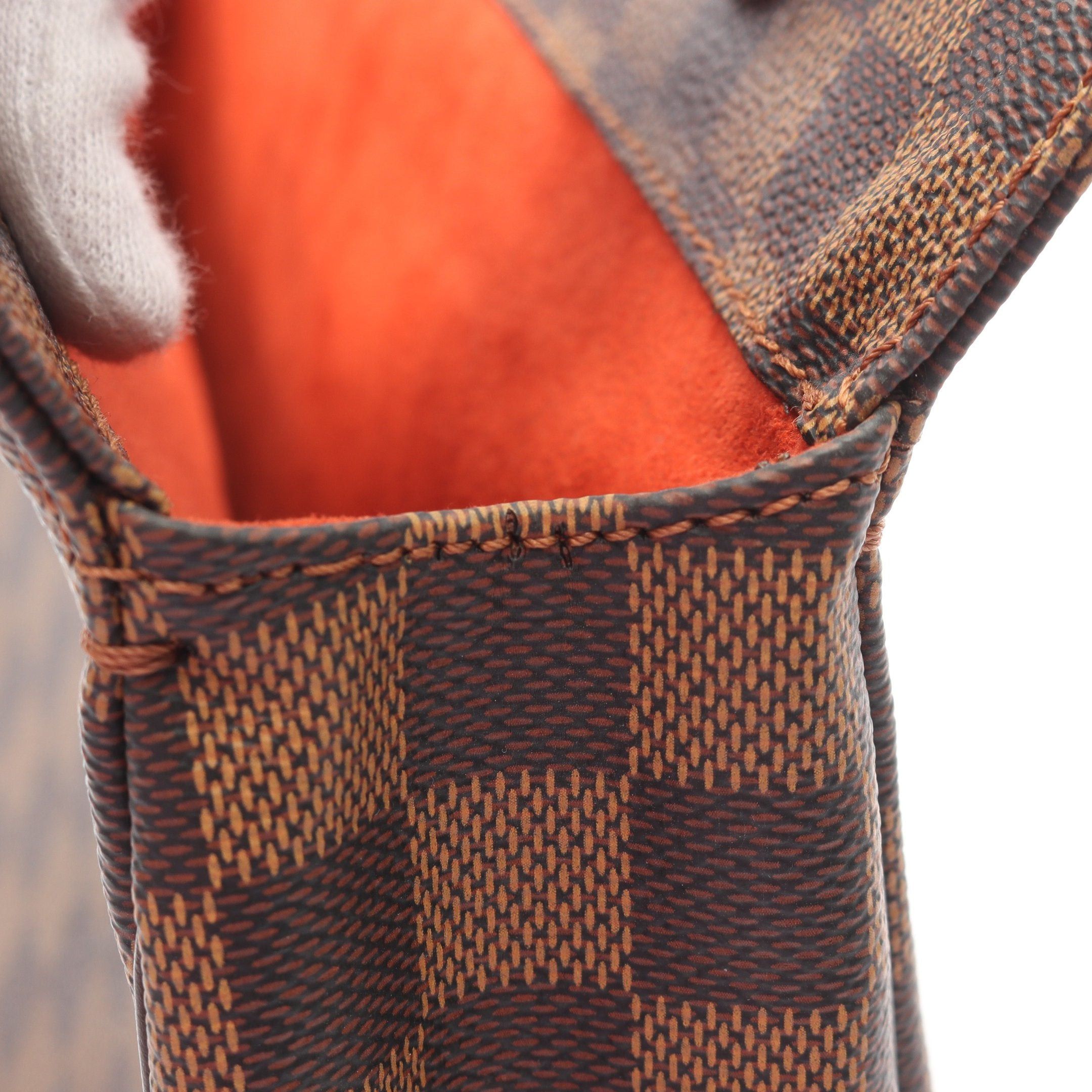 Louis Vuitton Louis Vuitton Parioli Pm Damier Ebene Shoulder Bag Tote Leather Brown Size ONE SIZE - 6 Thumbnail