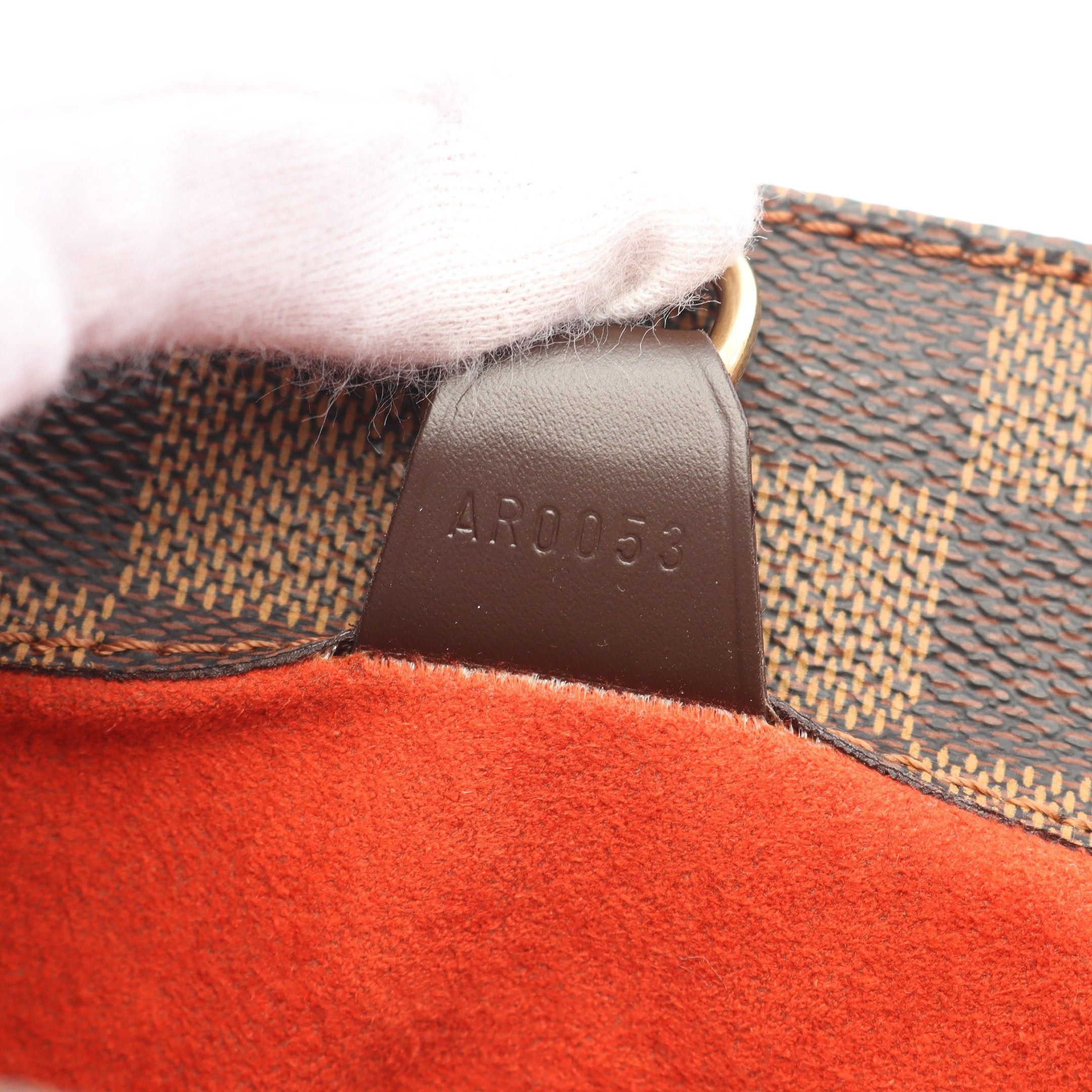 Louis Vuitton Louis Vuitton Parioli Pm Damier Ebene Shoulder Bag Tote Leather Brown Size ONE SIZE - 5 Thumbnail
