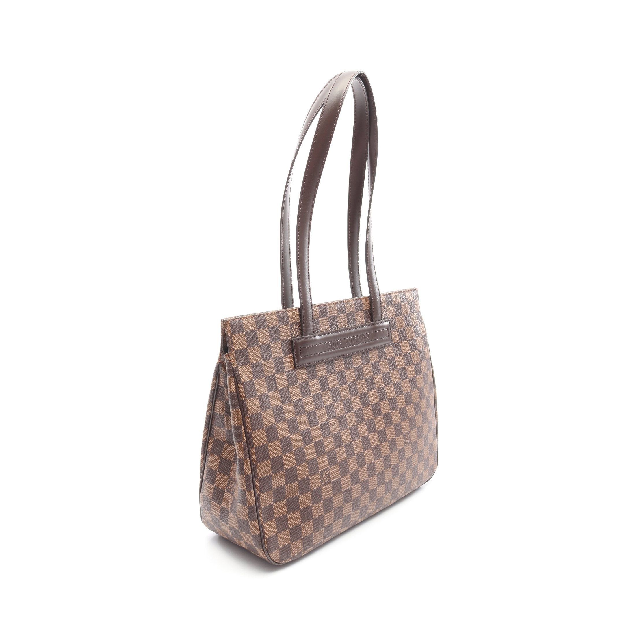 Louis Vuitton Louis Vuitton Parioli Pm Damier Ebene Shoulder Bag Tote Leather Brown Size ONE SIZE - 2 Thumbnail