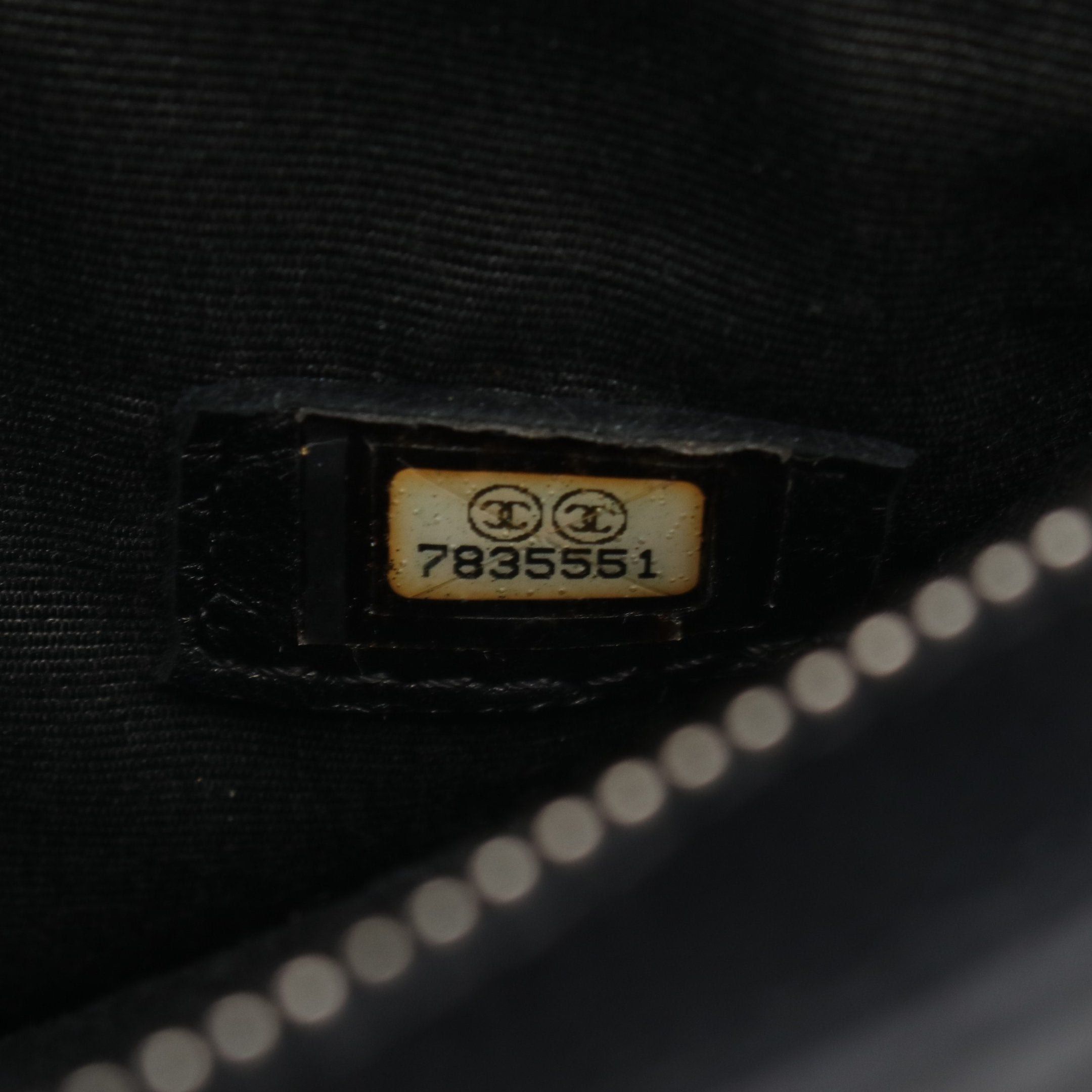 Chanel Chanel Reissue Tote Handbag Bag Caviar Skin Black Matte Silver Hardware Size ONE SIZE - 5 Thumbnail
