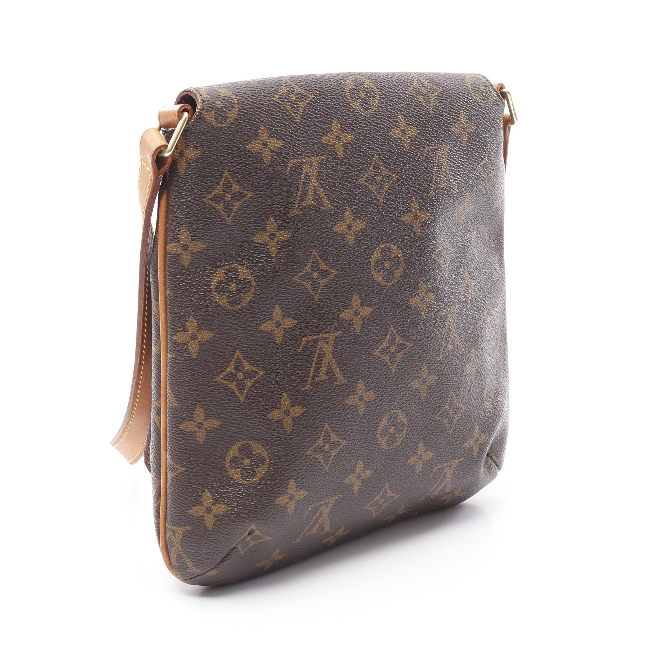 Louis Vuitton Louis Vuitton Musette Salsa Short Strap Monogram Shoulder Bag Leather Brown Size ONE SIZE - 2 Thumbnail
