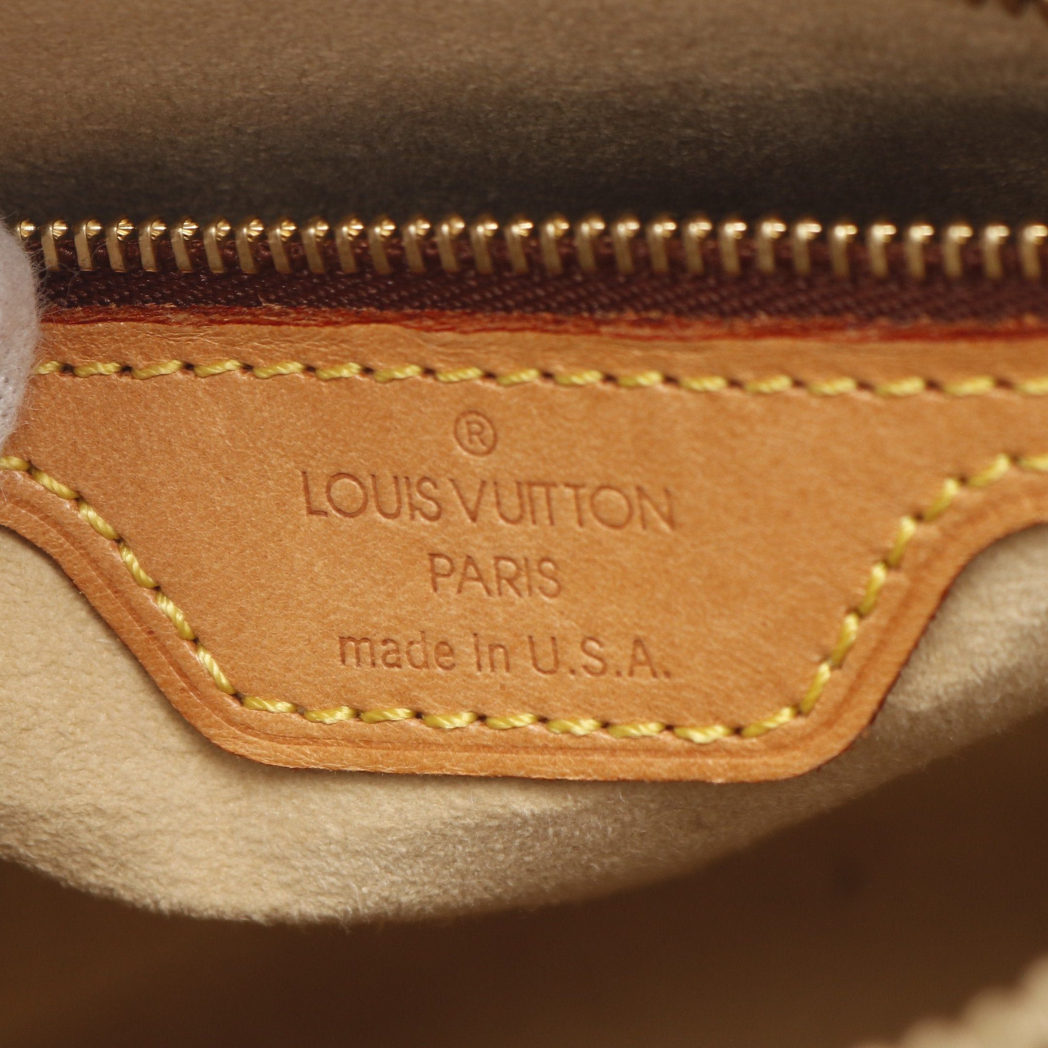 Louis Vuitton Louis Vuitton Looping Mm Monogram Shoulder Bag Leather Brown Size ONE SIZE - 4 Thumbnail