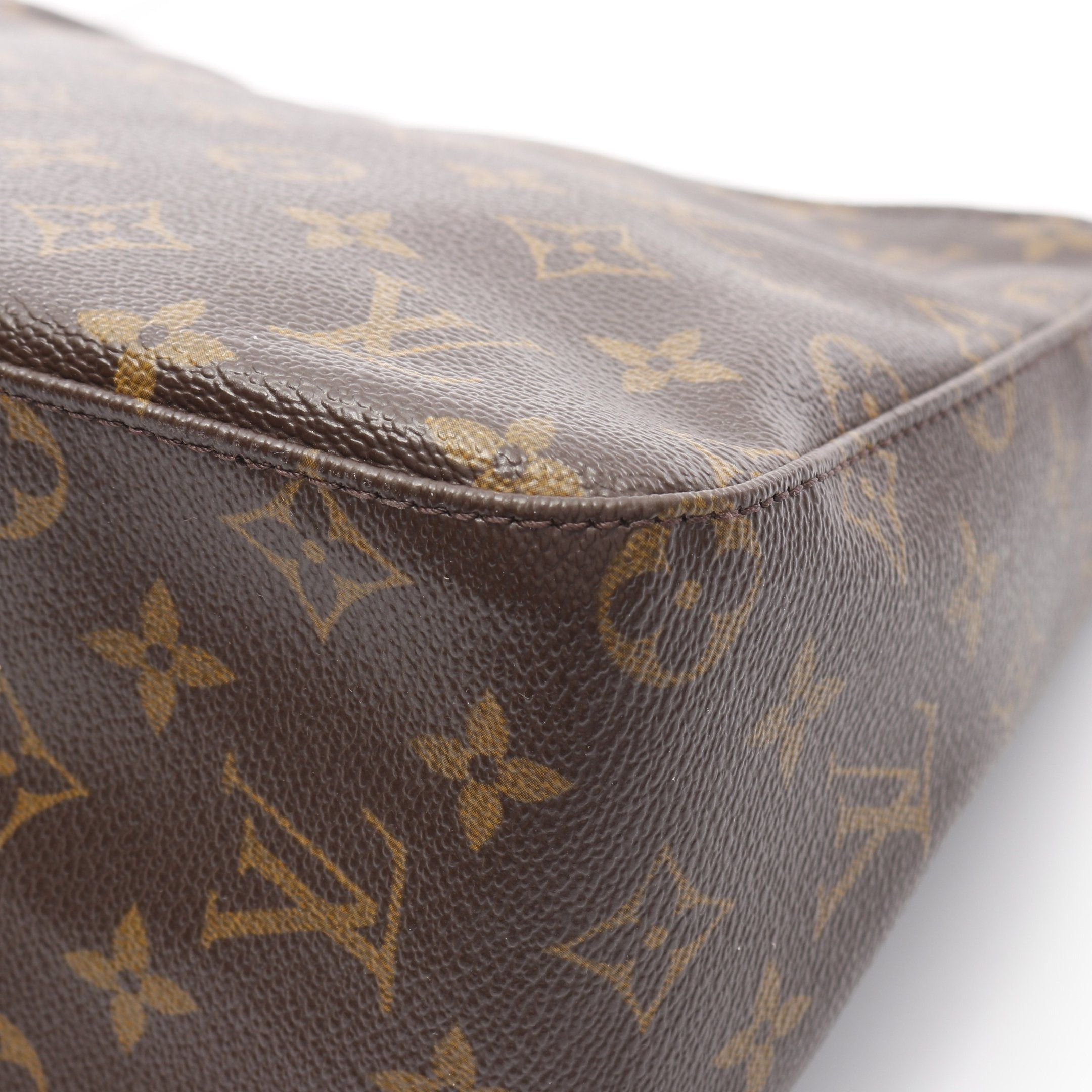 Louis Vuitton Louis Vuitton Looping Mm Monogram Shoulder Bag Leather Brown Size ONE SIZE - 9 Thumbnail