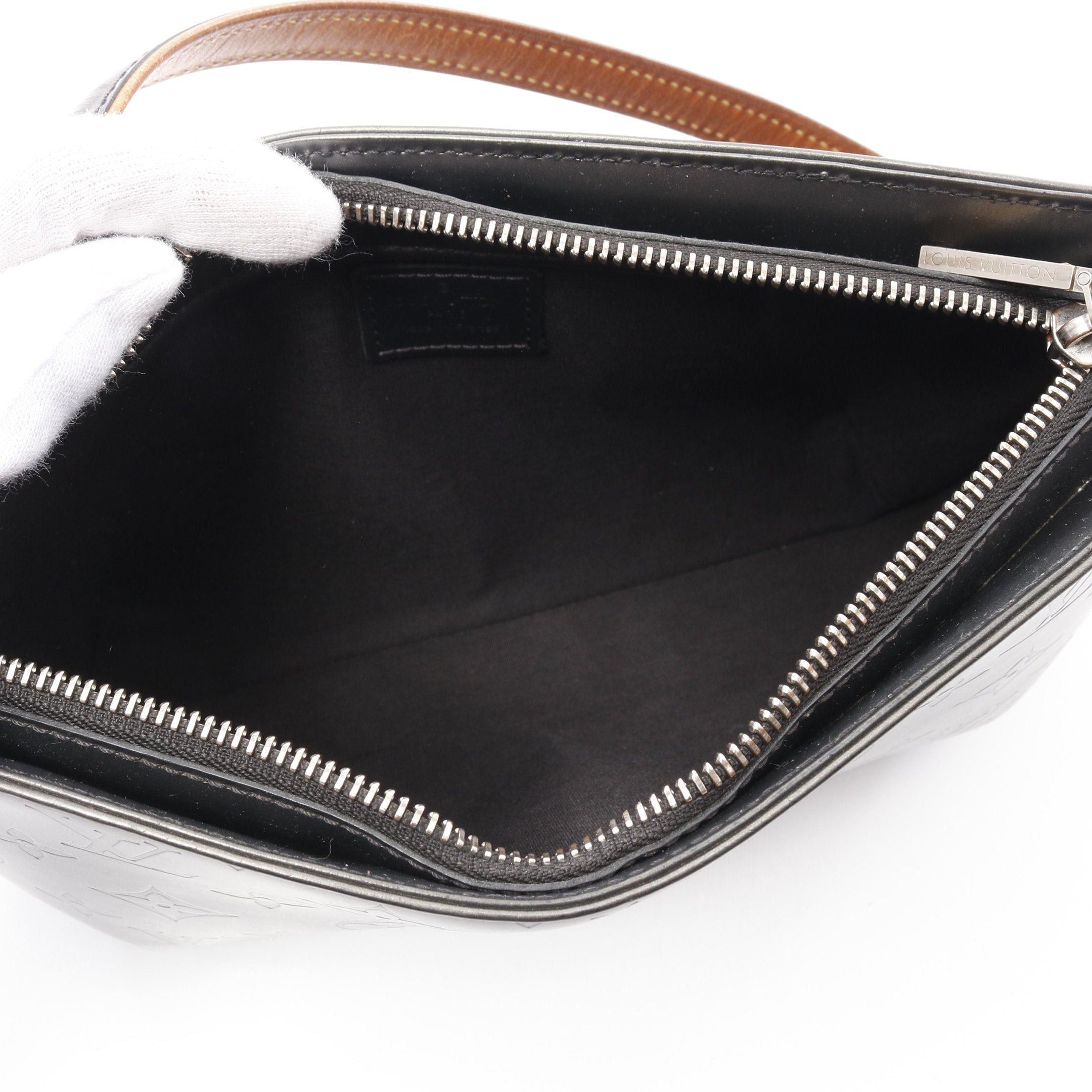 Louis Vuitton Louis Vuitton Fowler Monogram Mat Noir Handbag Leather Black Size ONE SIZE - 3 Thumbnail