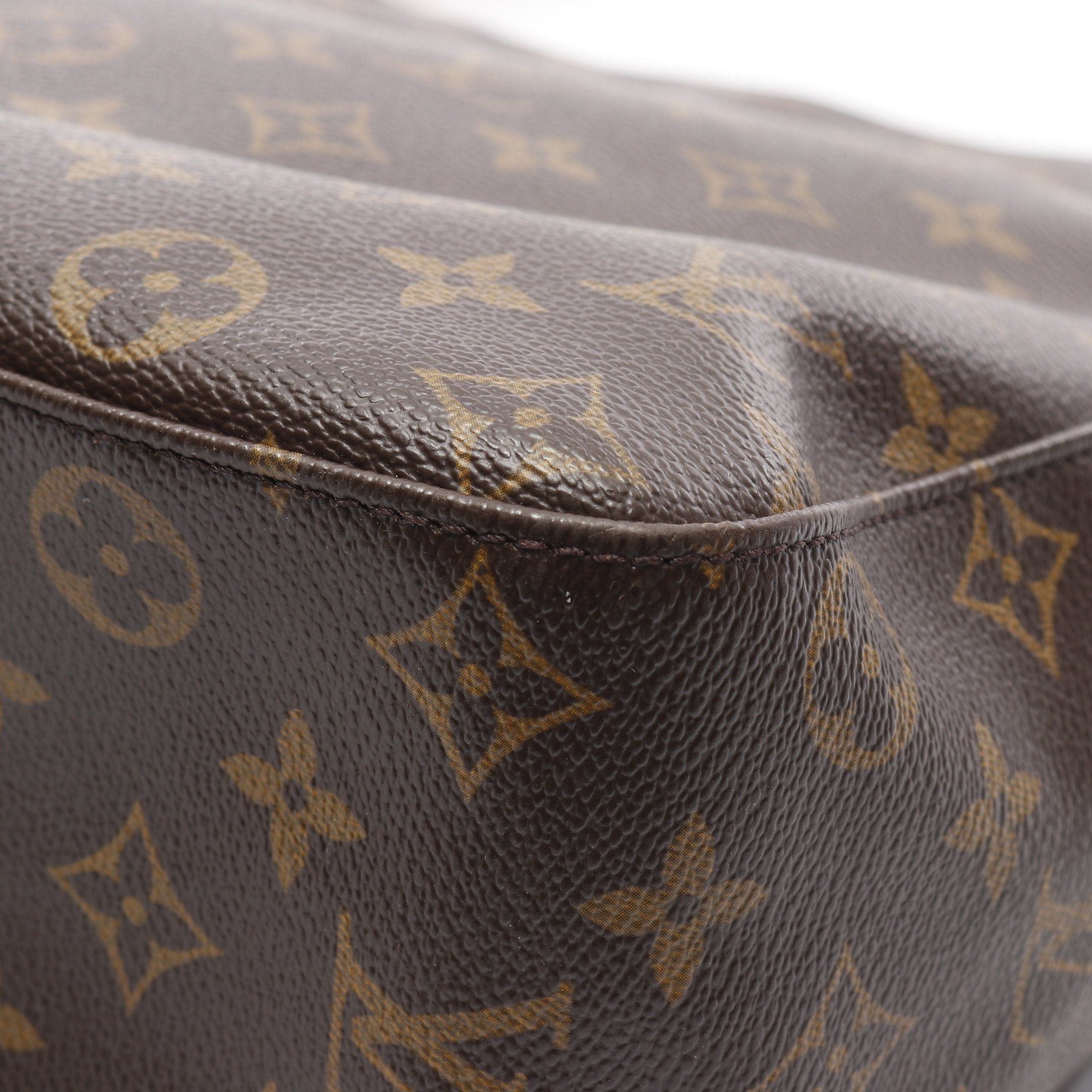 Louis Vuitton Louis Vuitton Looping Gm Monogram Shoulder Bag Leather Brown Size ONE SIZE - 9 Thumbnail