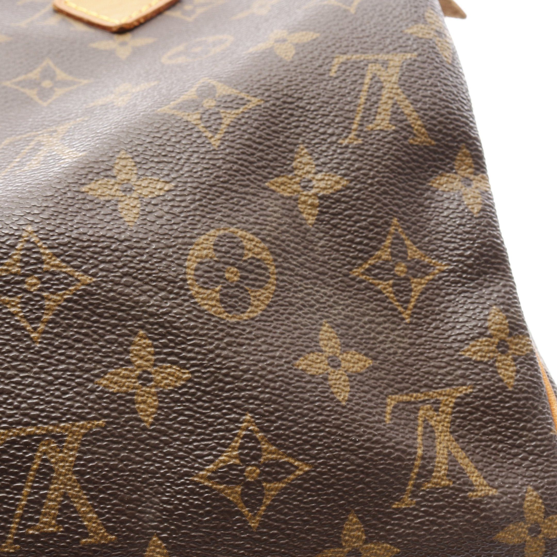 Louis Vuitton Louis Vuitton Speedy 30 Monogram Handbag Leather Brown Size ONE SIZE - 9 Thumbnail