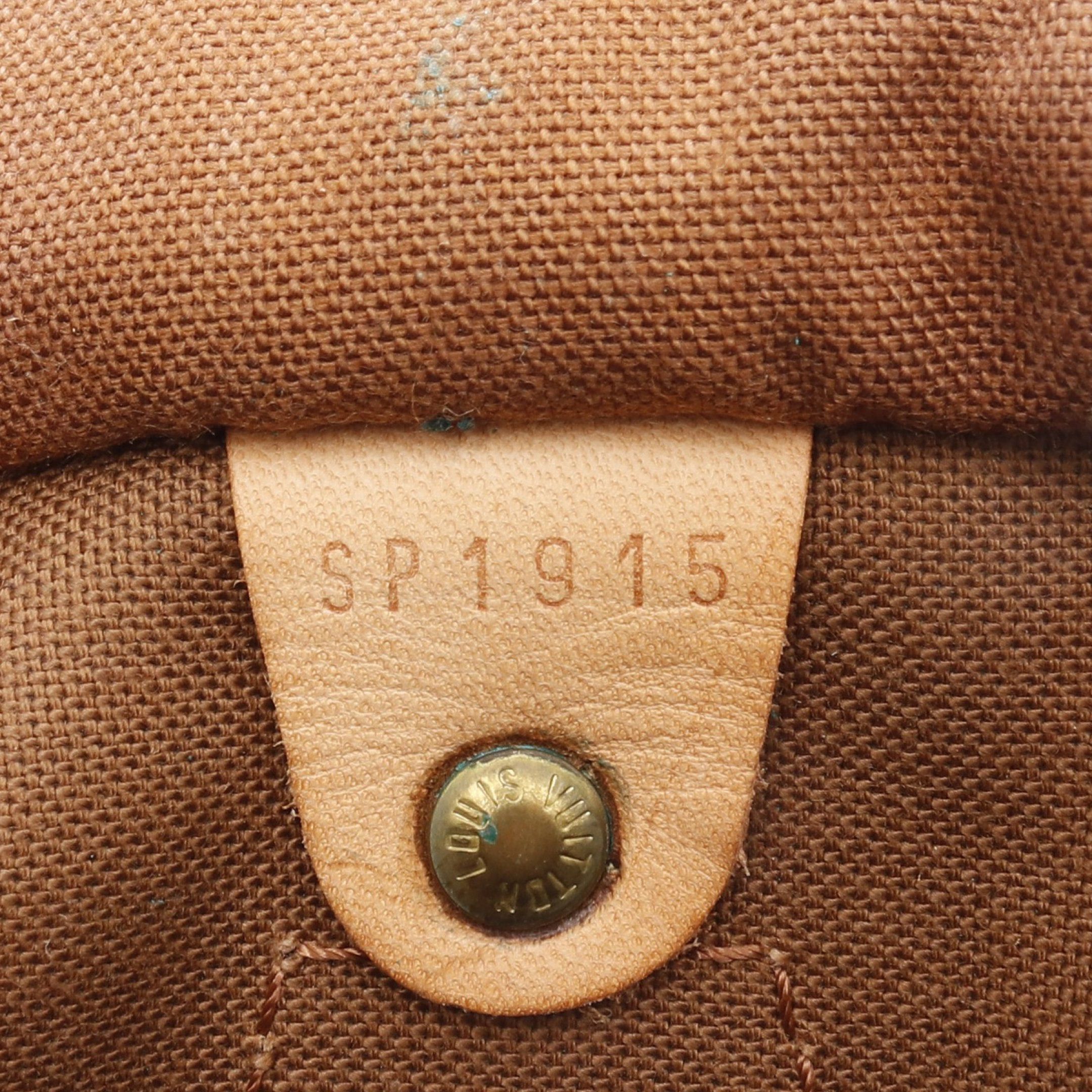 Louis Vuitton Louis Vuitton Speedy 30 Monogram Handbag Leather Brown Size ONE SIZE - 5 Thumbnail