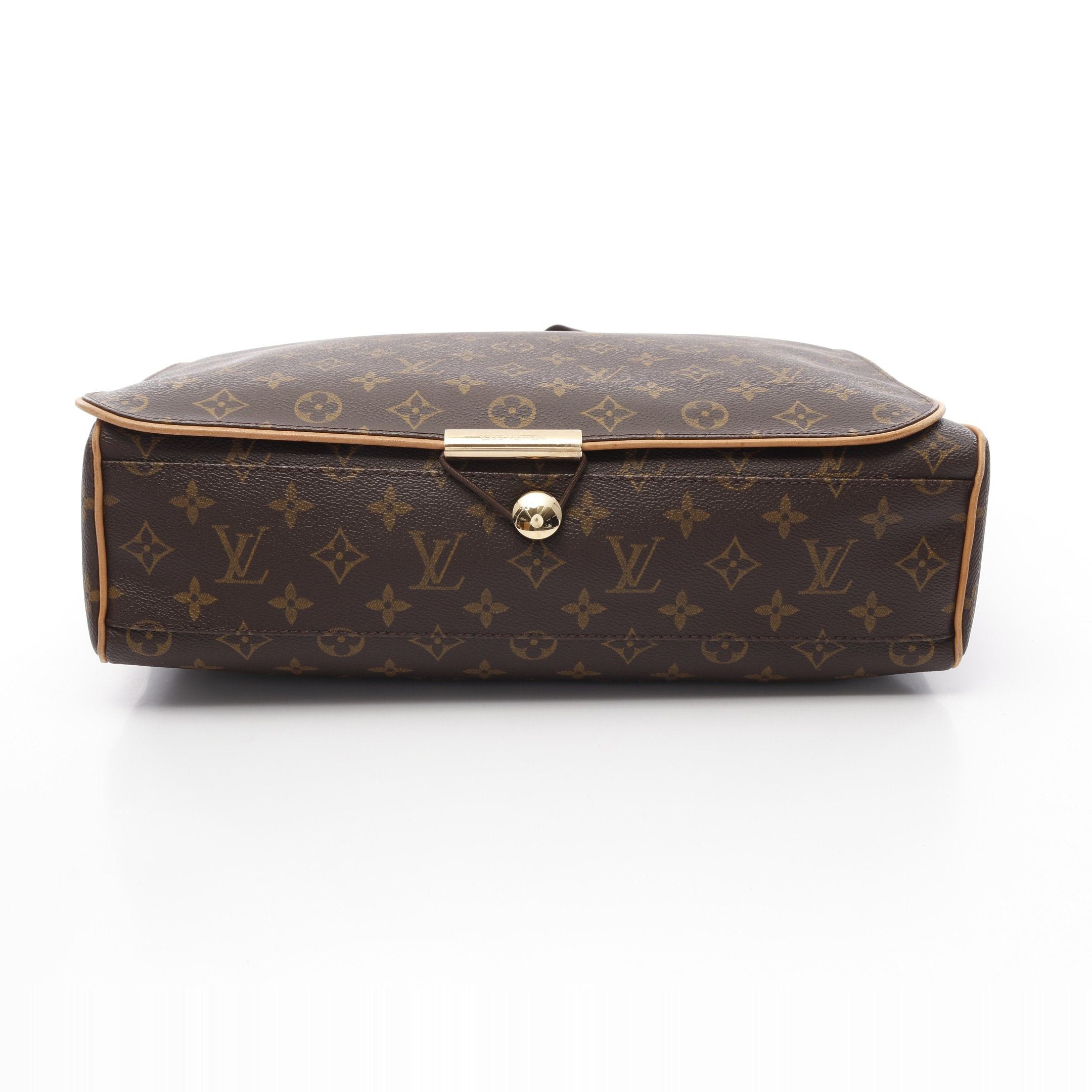 Louis Vuitton Louis Vuitton Aves Monogram Shoulder Bag Leather Brown Size ONE SIZE - 11 Thumbnail