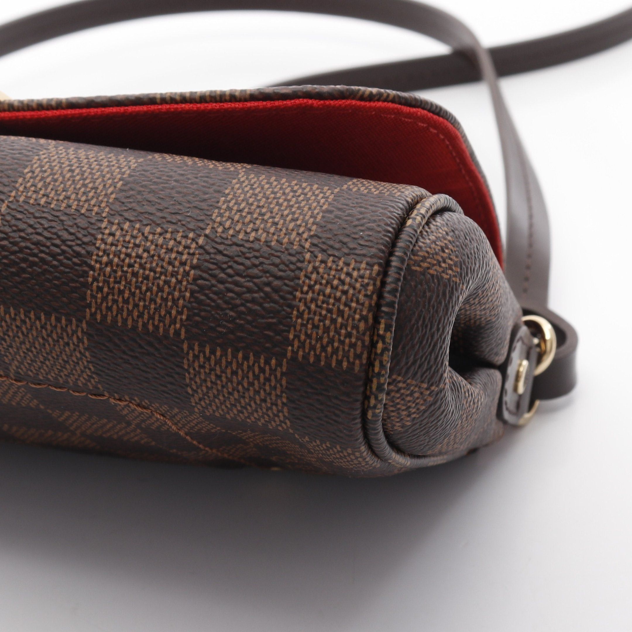 Louis Vuitton Louis Vuitton Favorite Pm Damier Ebene Chain Handbag Leather Brown Size ONE SIZE - 7 Thumbnail