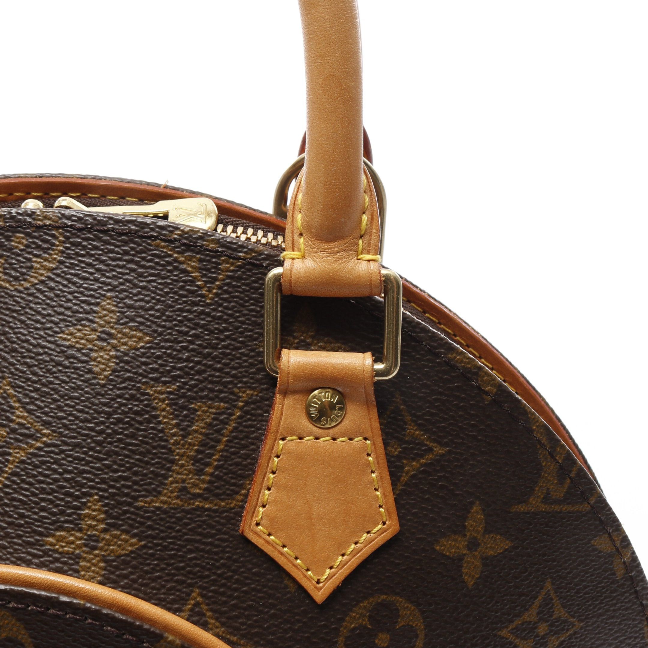 Louis Vuitton Louis Vuitton Ellipse Pm Monogram Handbag Leather Brown Size ONE SIZE - 7 Thumbnail