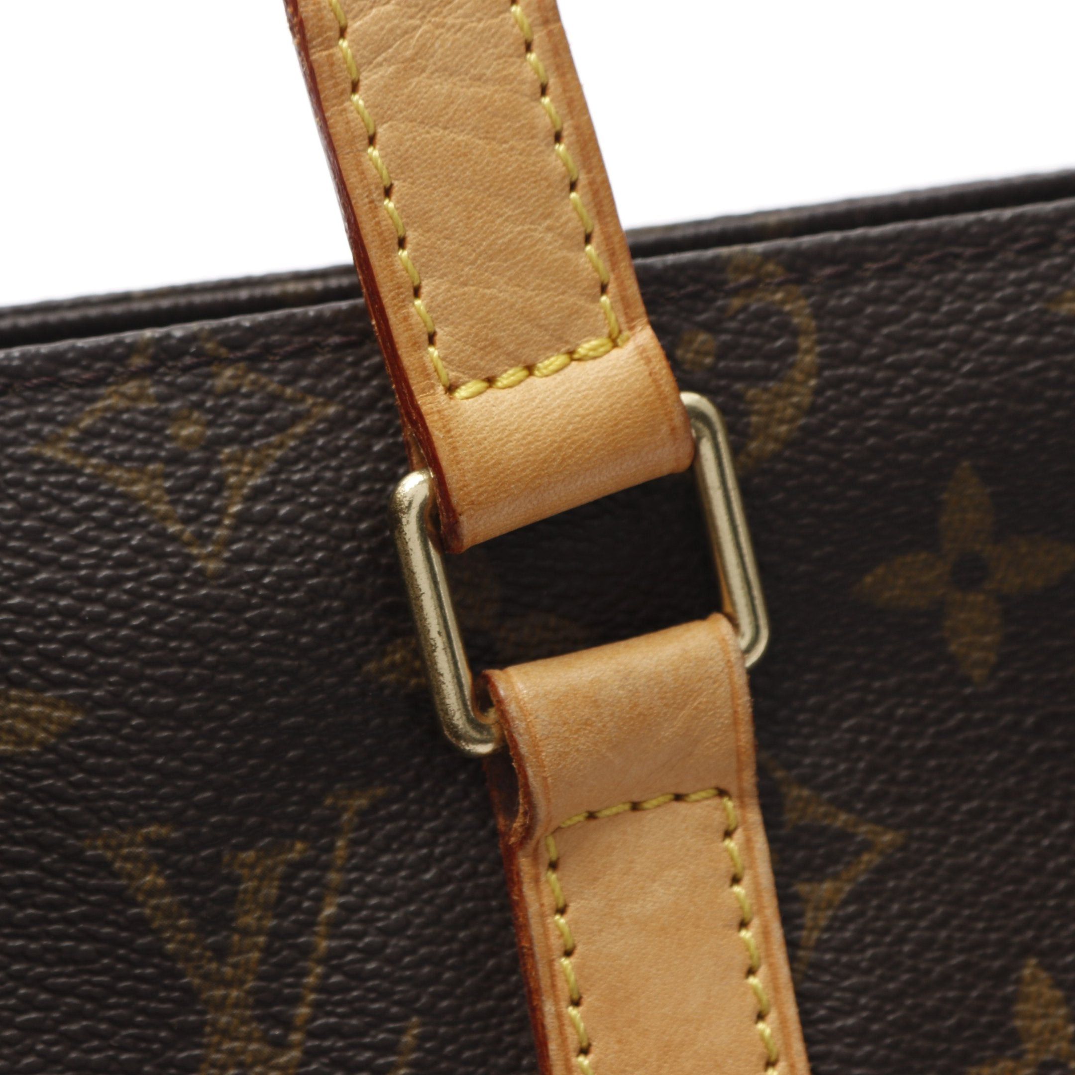 Louis Vuitton Louis Vuitton Cabas Piano Monogram Shoulder Bag Leather Brown Size ONE SIZE - 7 Thumbnail