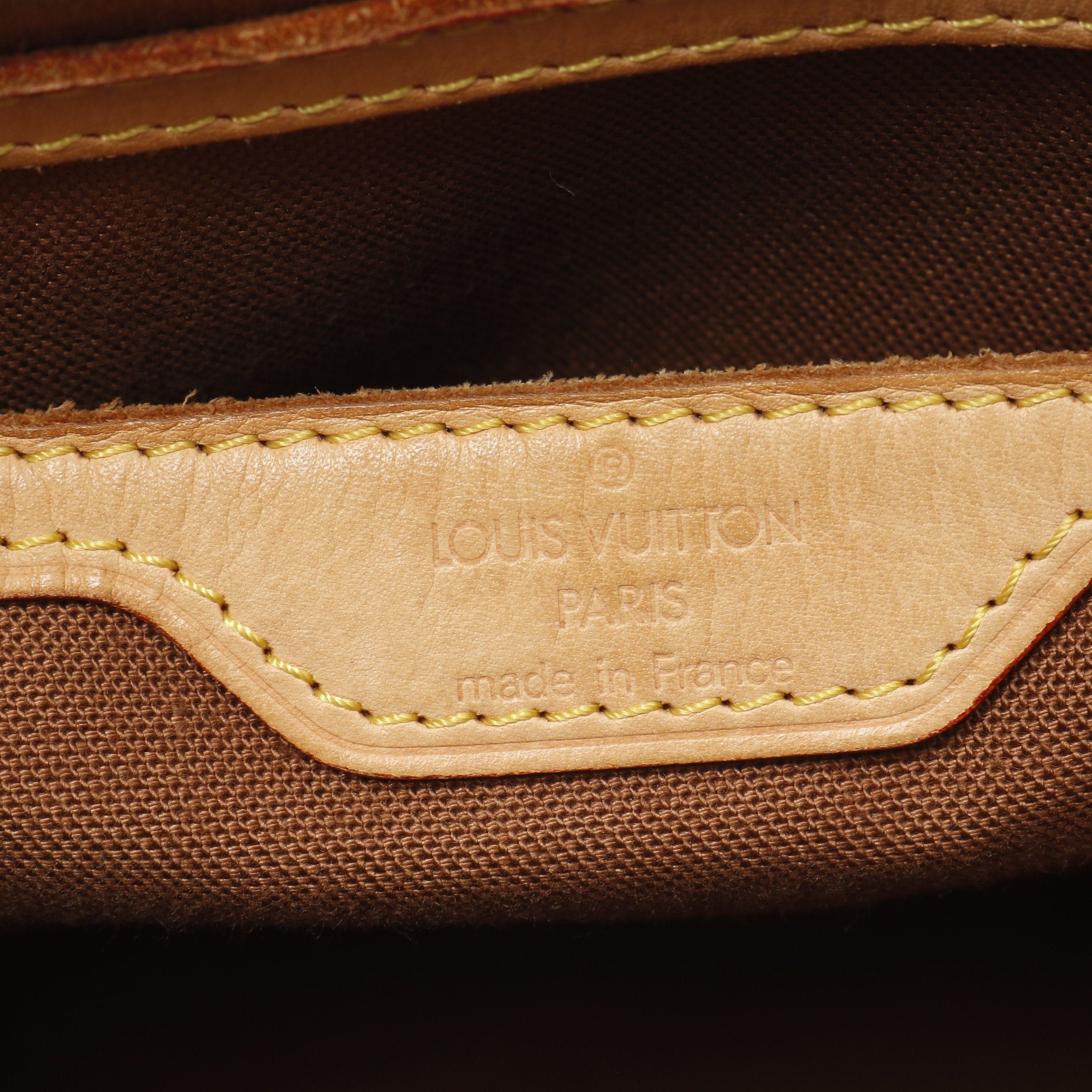 Louis Vuitton Louis Vuitton Cabas Piano Monogram Shoulder Bag Leather Brown Size ONE SIZE - 4 Thumbnail