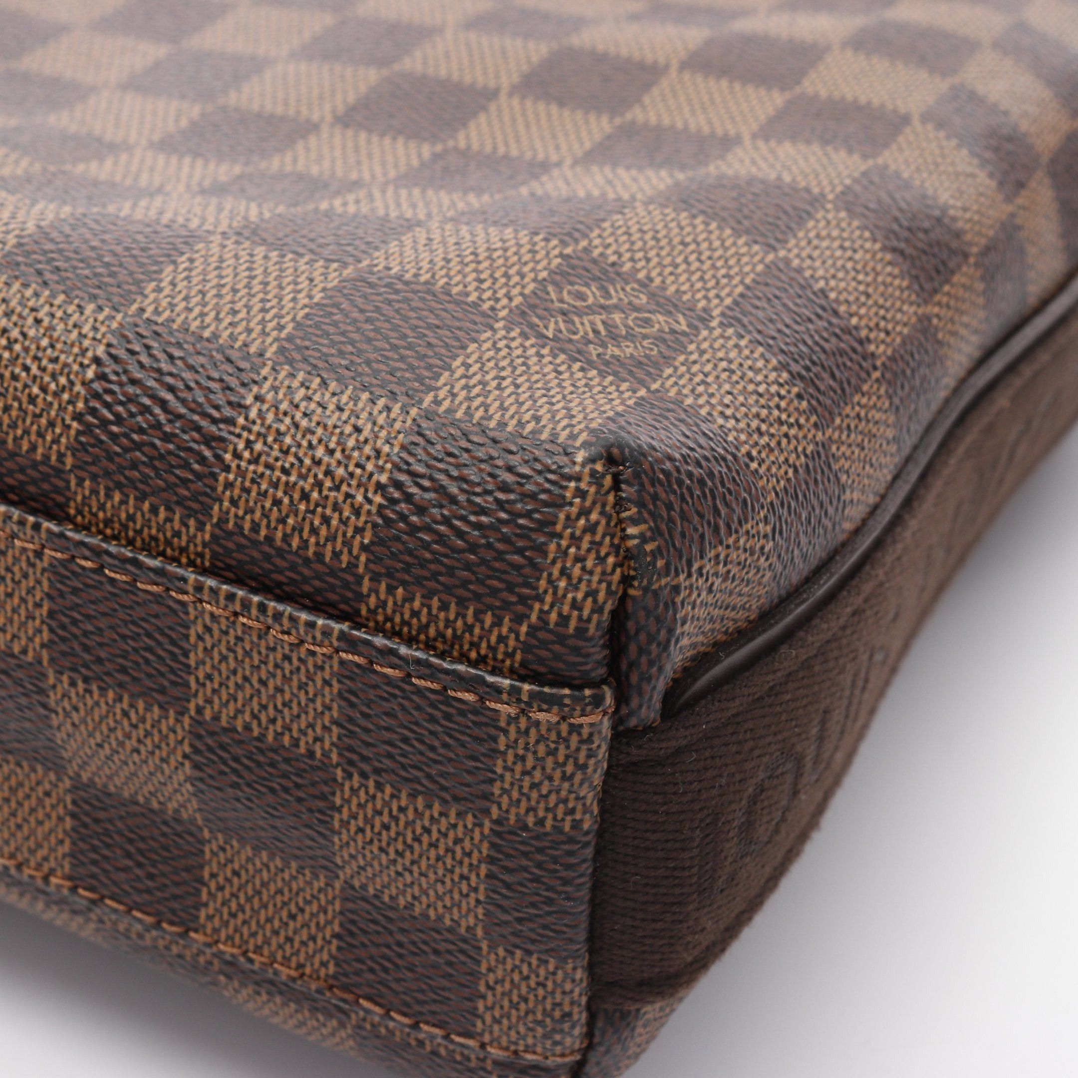 Louis Vuitton Louis Vuitton Trotabourg Damier Ebene Shoulder Bag Leather Brown Size ONE SIZE - 7 Thumbnail