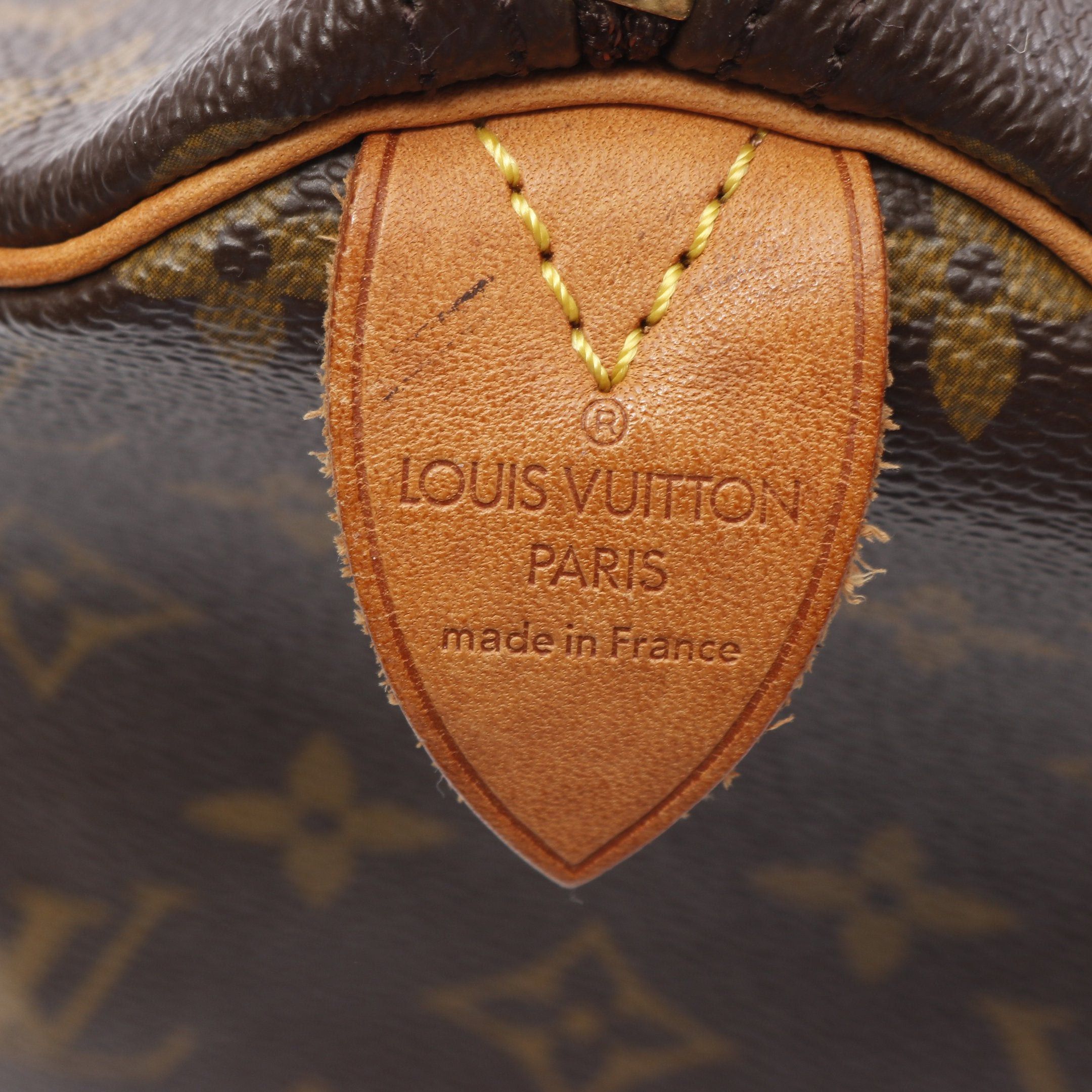 Louis Vuitton Louis Vuitton Speedy 30 Monogram Handbag Leather Brown Size ONE SIZE - 4 Thumbnail