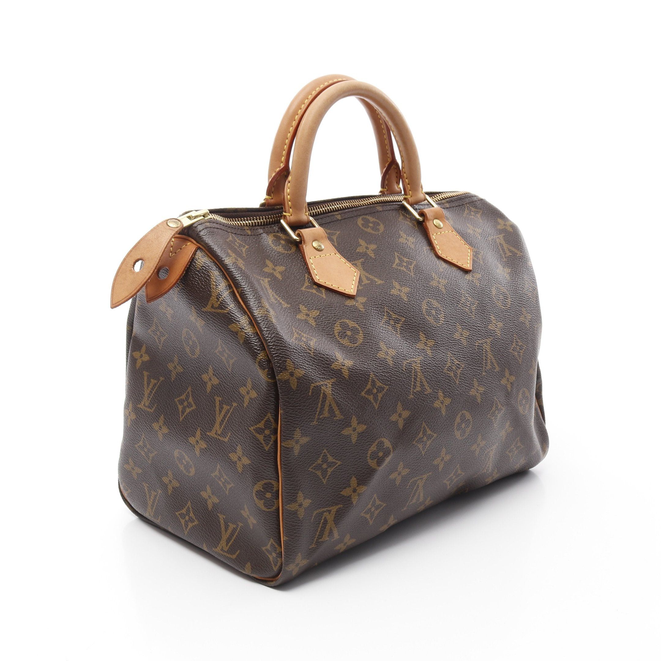 Louis Vuitton Louis Vuitton Speedy 30 Monogram Handbag Leather Brown Size ONE SIZE - 2 Thumbnail